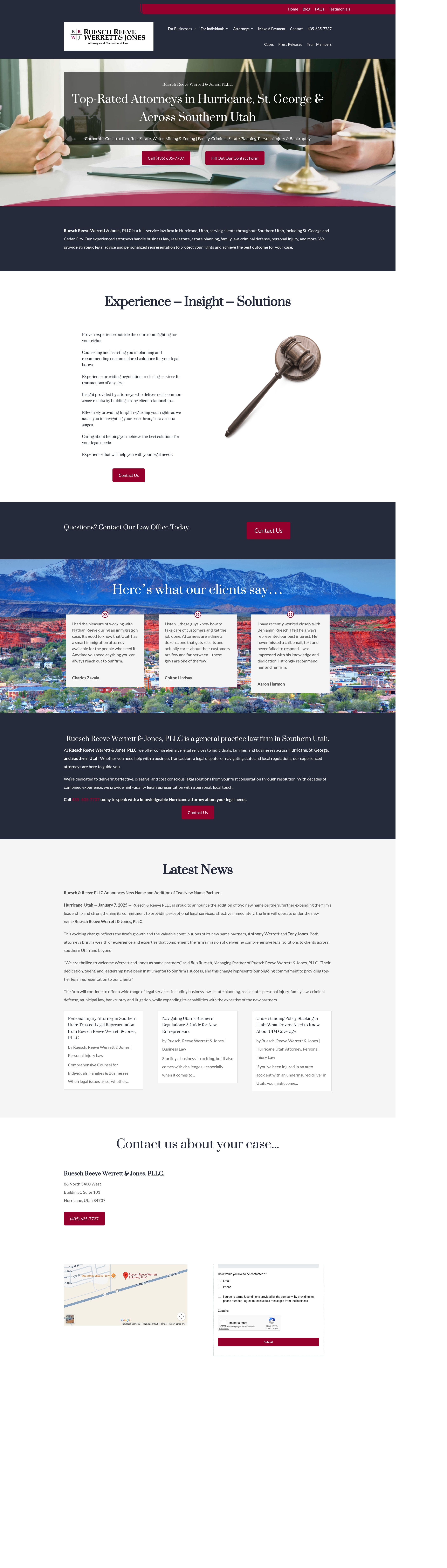 Screenshot of rrlegal.com