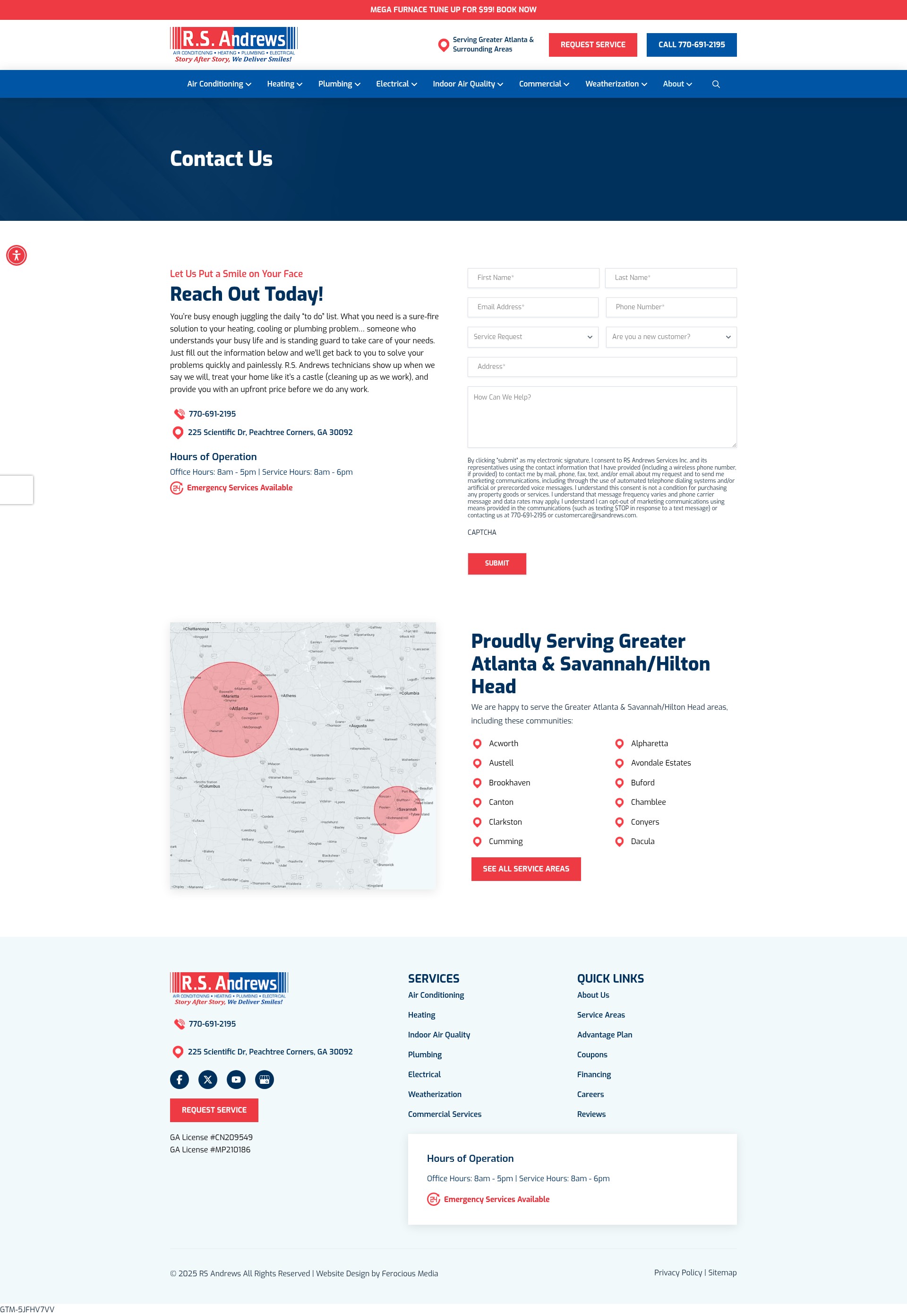 Screenshot of rsandrews.com