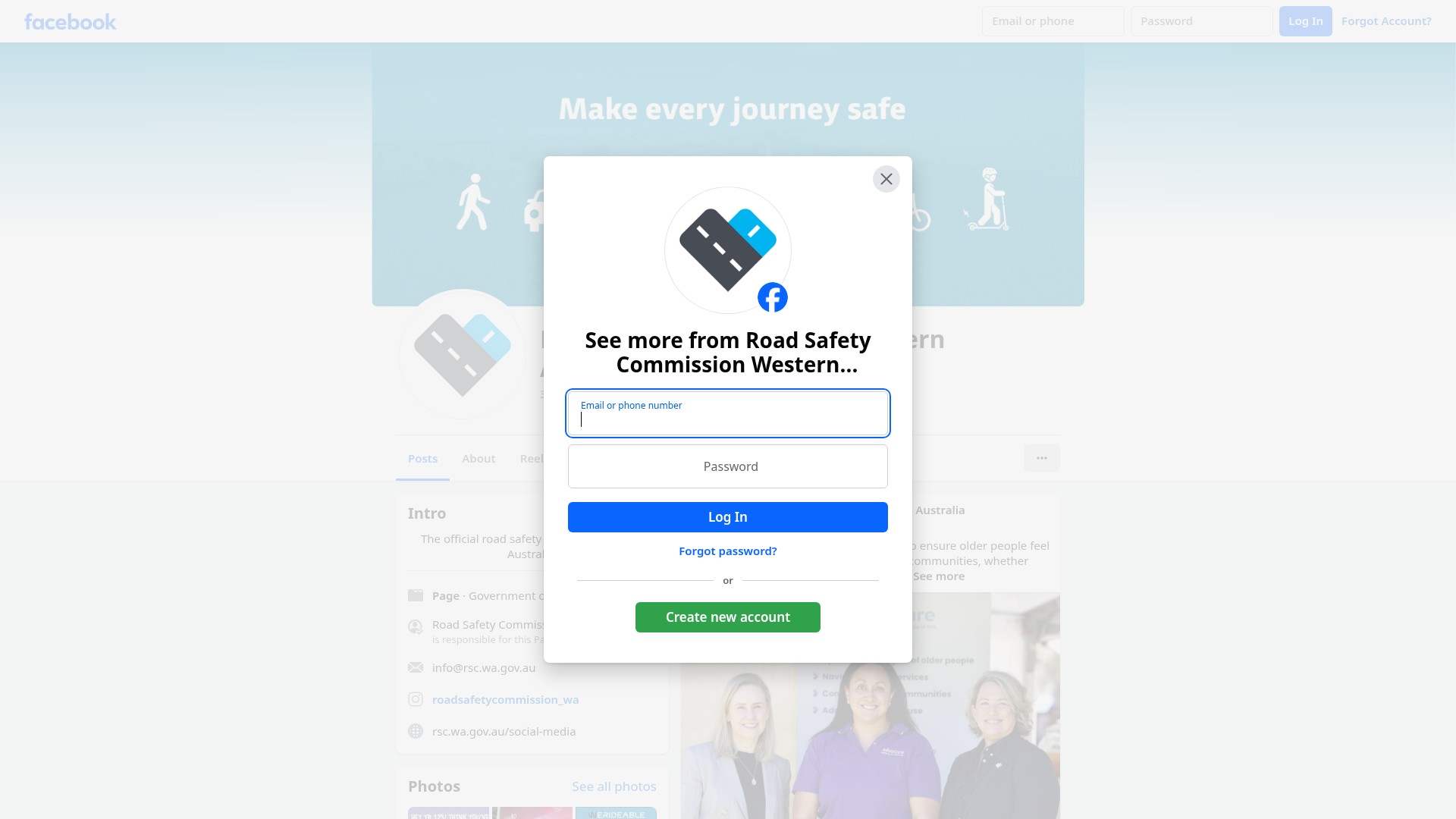 Screenshot of rsc.wa.gov.au