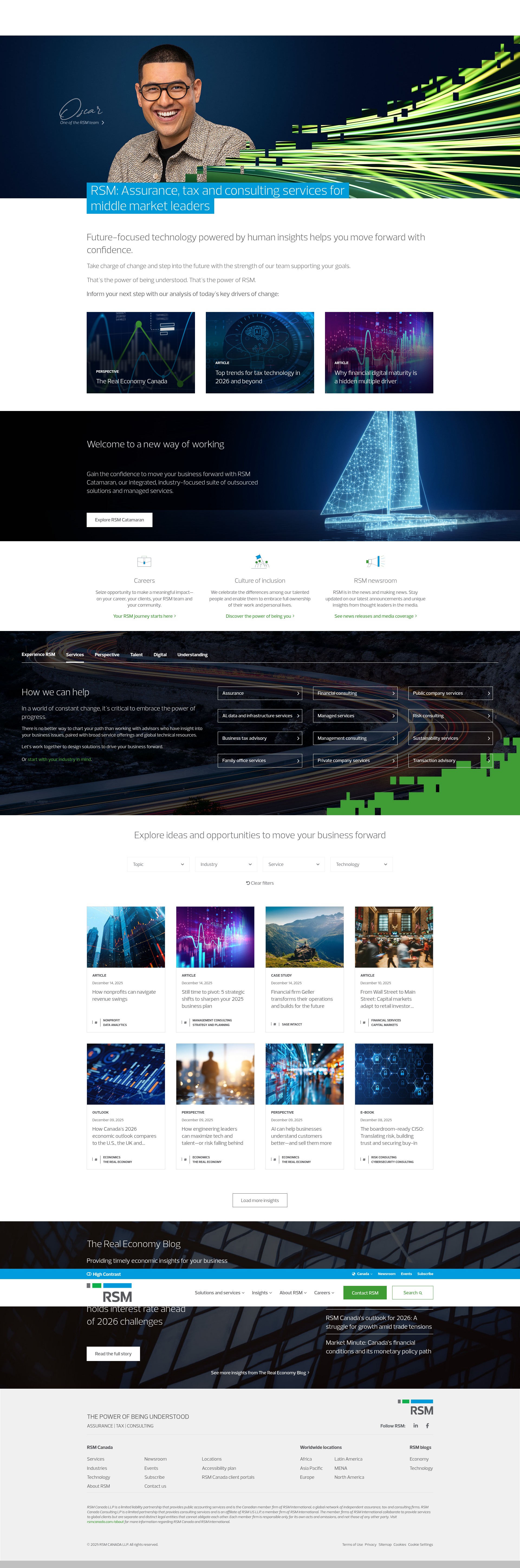 Screenshot of rsmcanada.com