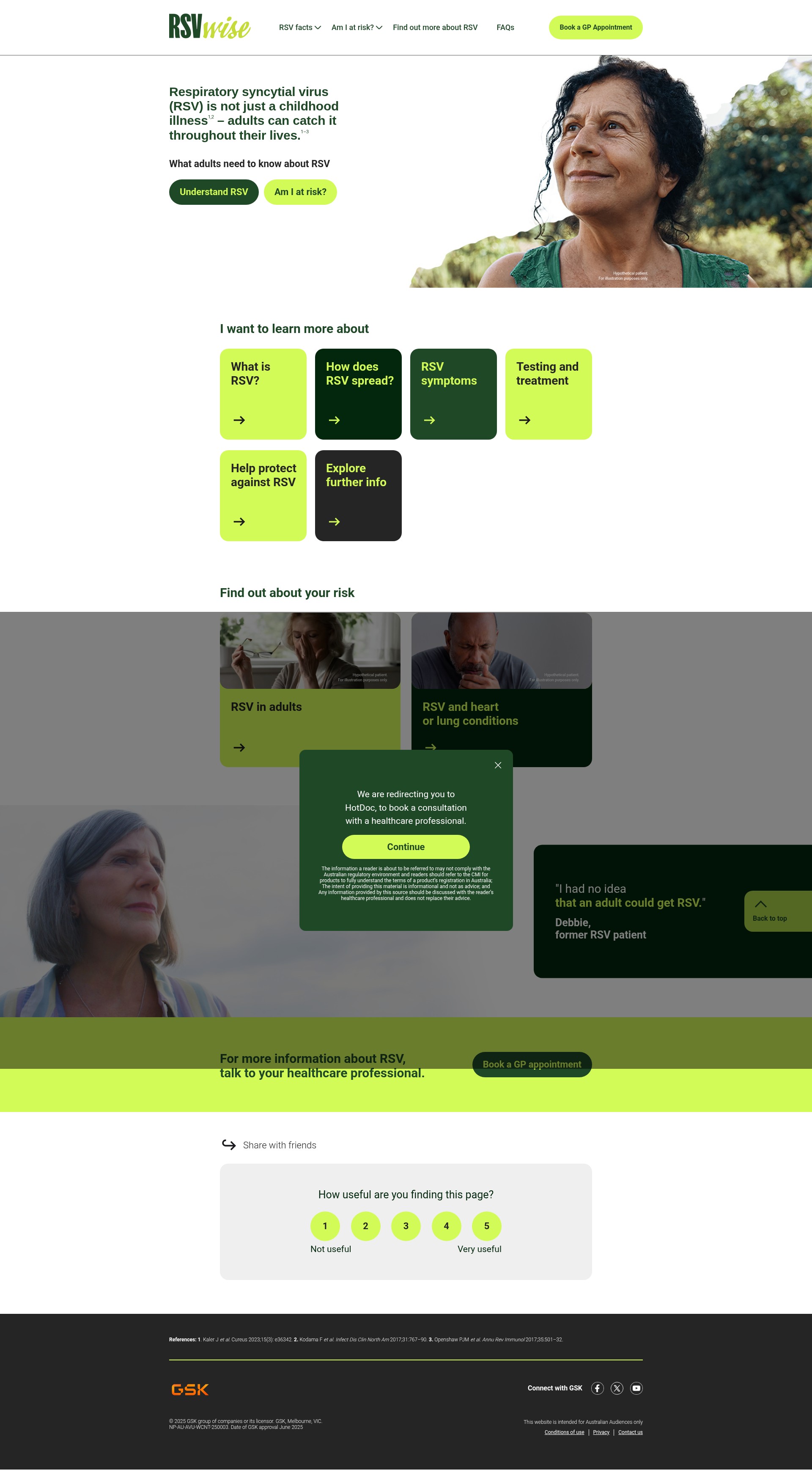 Screenshot of rsvwise.com.au