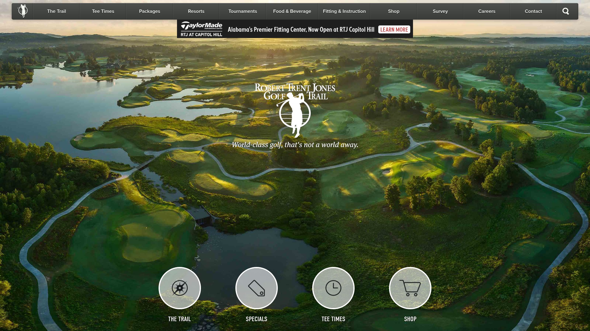 Screenshot of rtjgolf.com