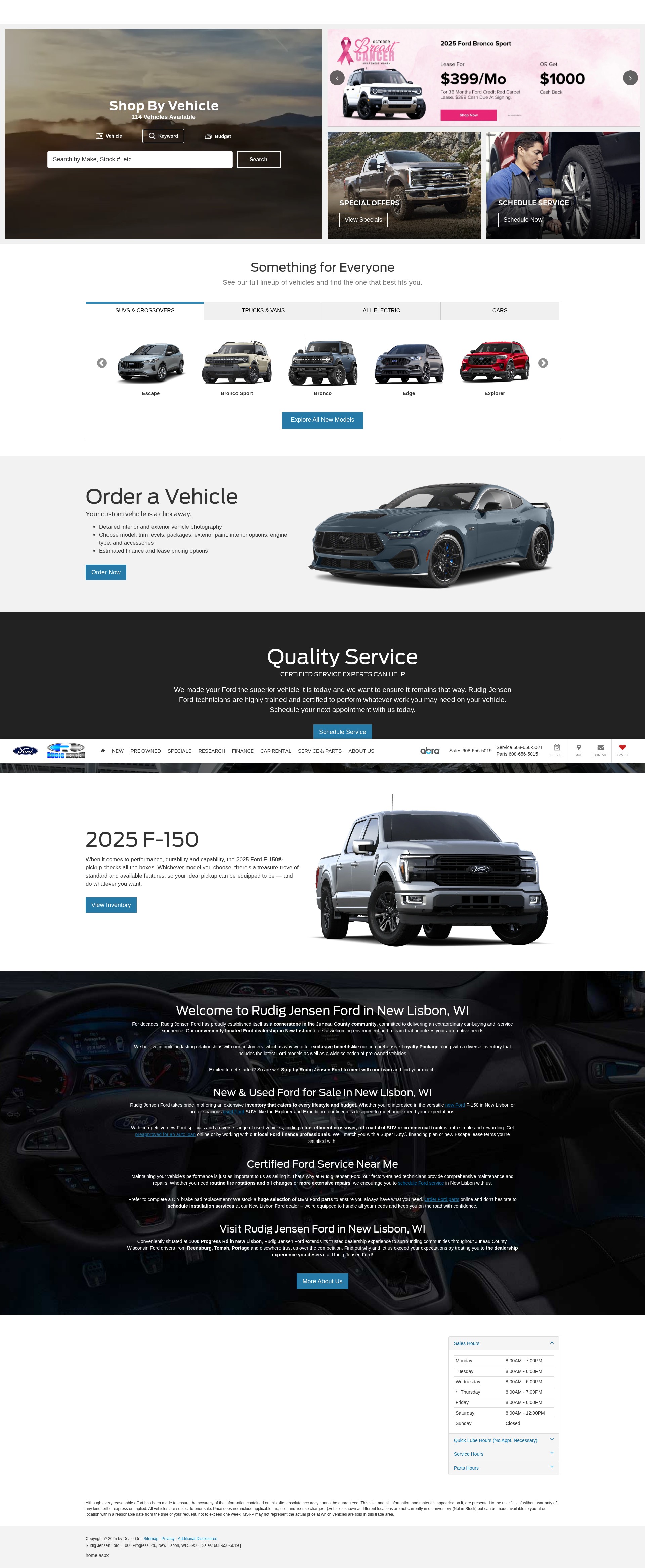 Screenshot of rudigjensenford.com