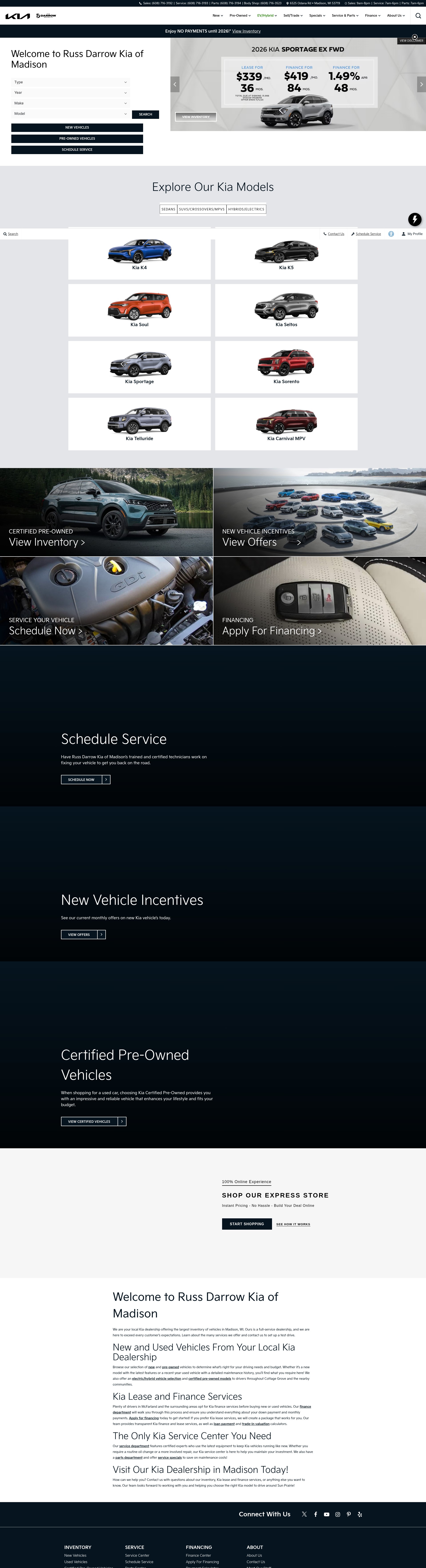 Screenshot of russdarrowmadison.com
