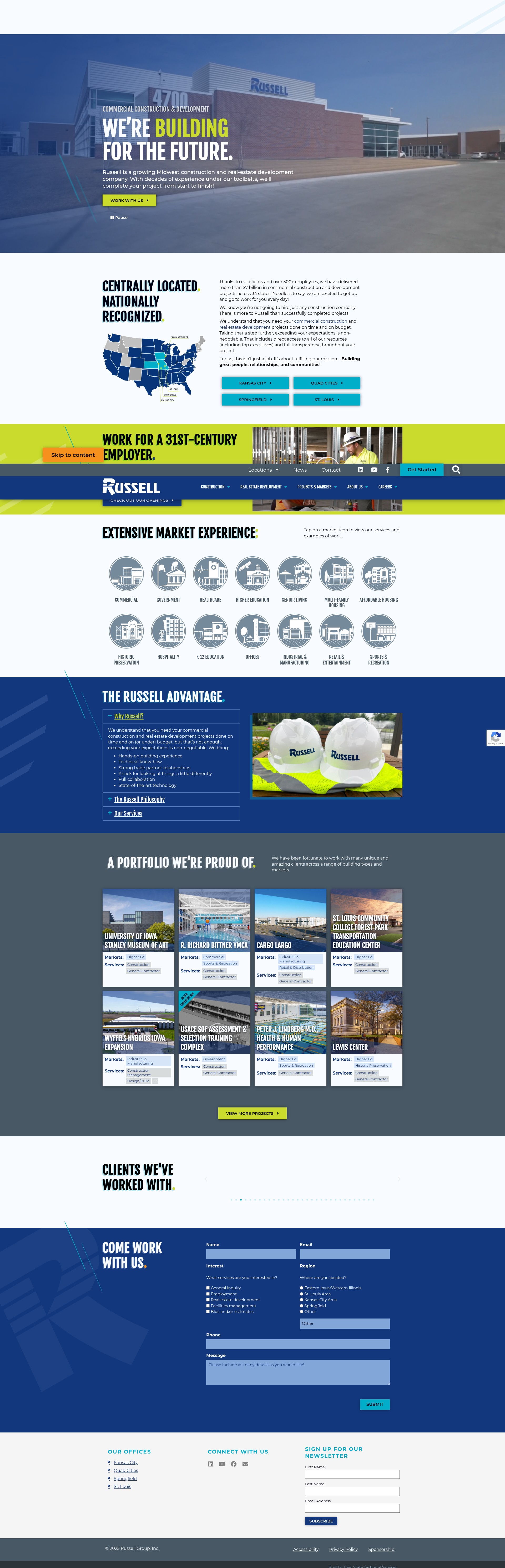 Screenshot of russellco.com