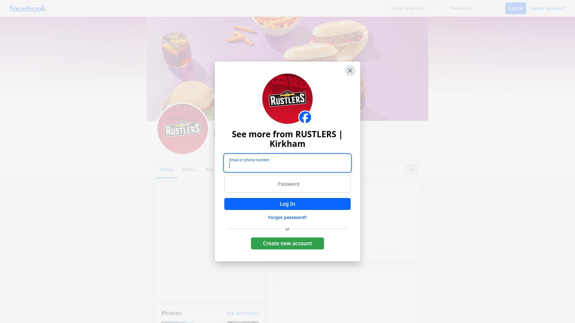 Screenshot of rustlersonline.com
