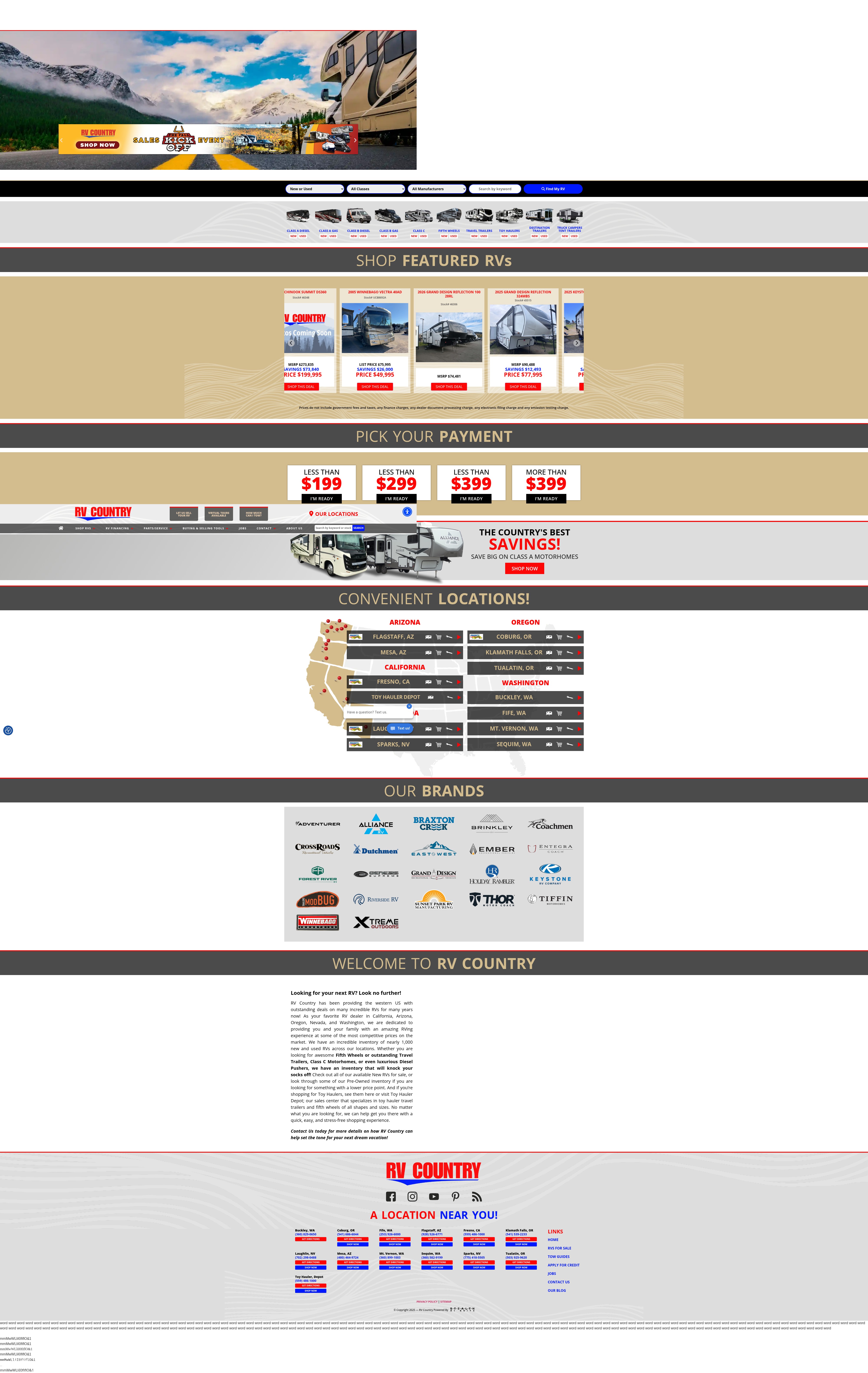 Screenshot of rvcountry.com