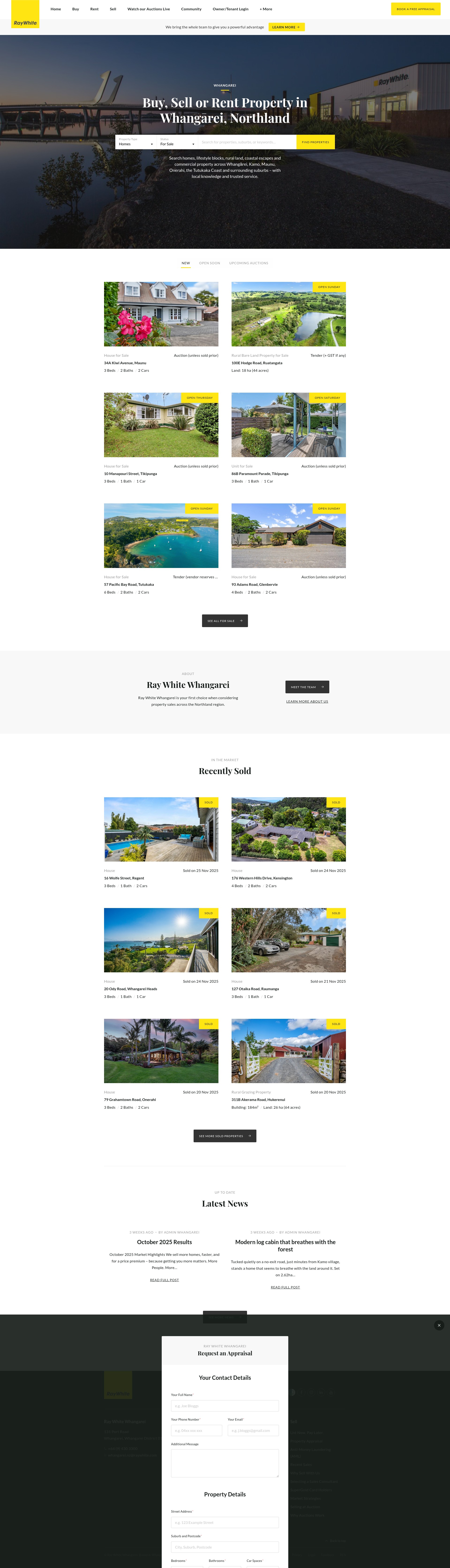 Screenshot of rwwhangarei.co.nz