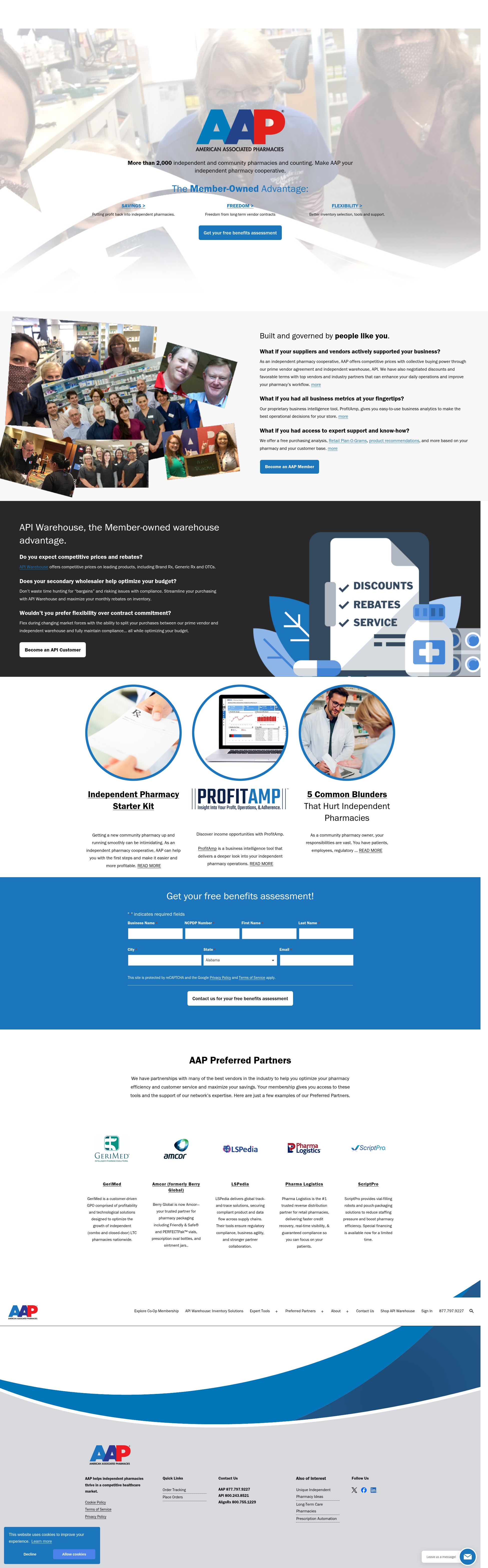 Screenshot of rxaap.com