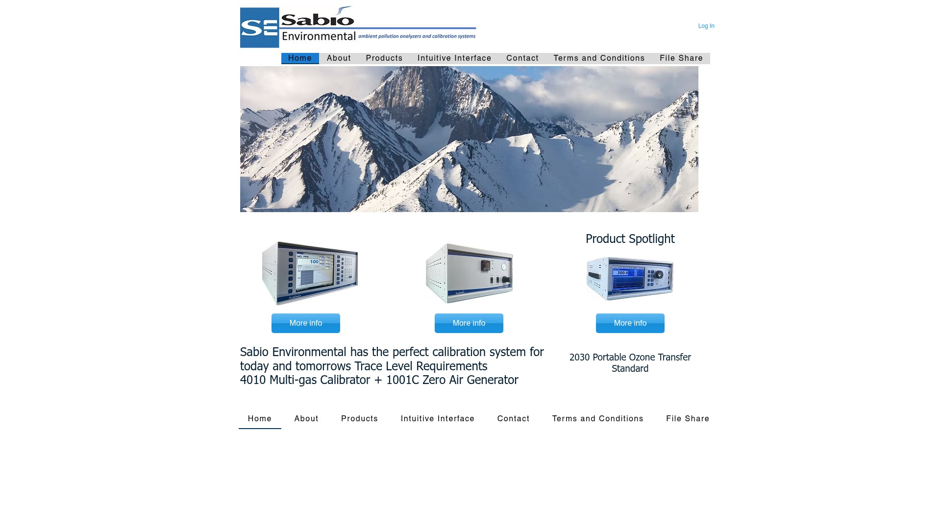 Screenshot of sabio.com
