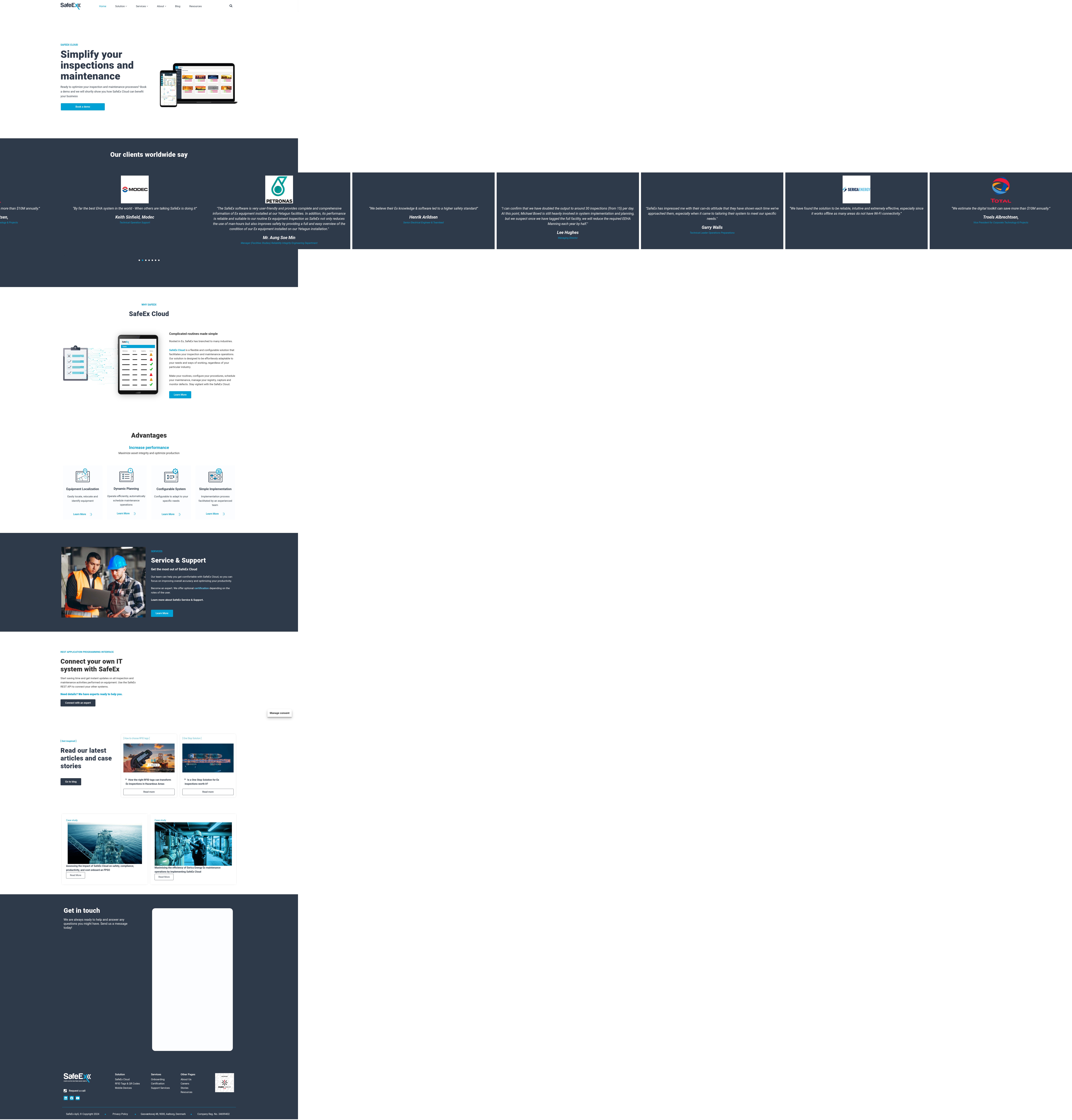 Screenshot of safeex.com
