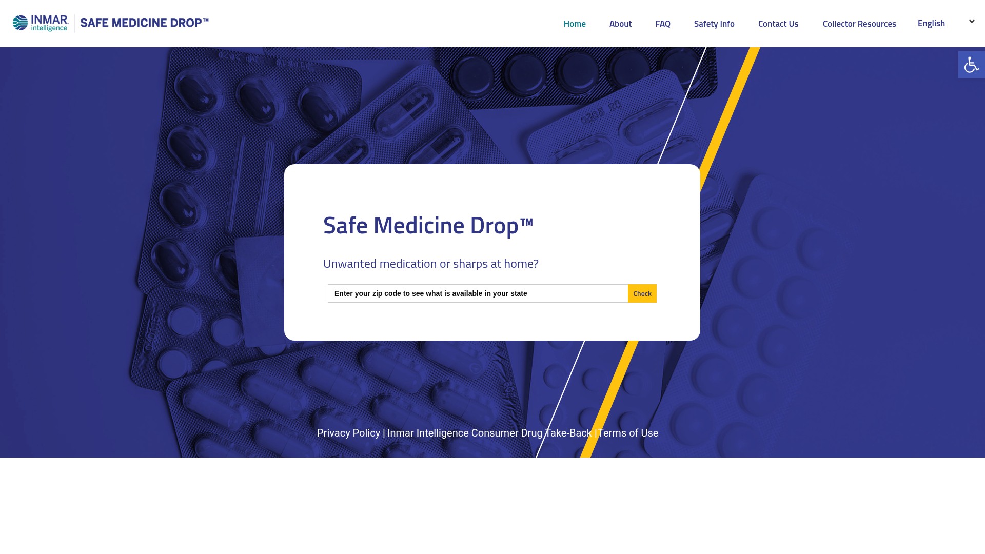 Screenshot of safemedicinedrop.com