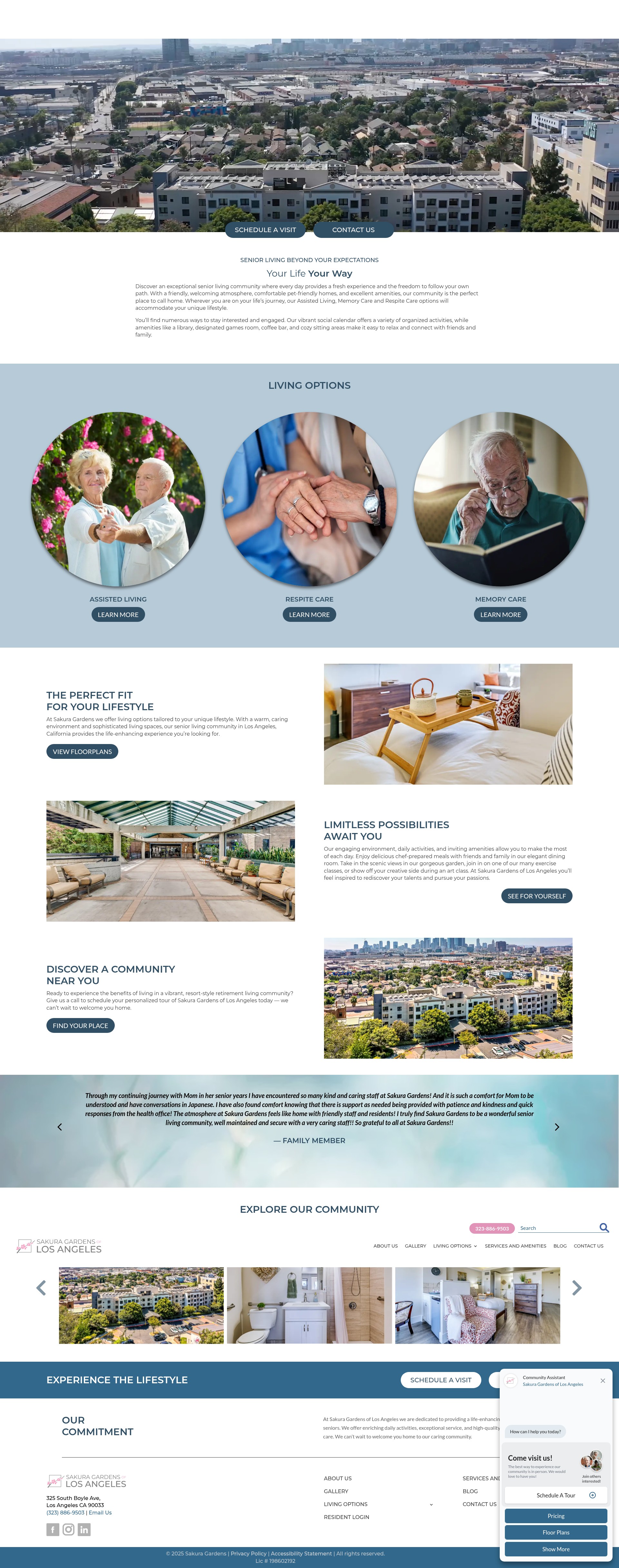 Screenshot of sakuragardenslosangeles.com