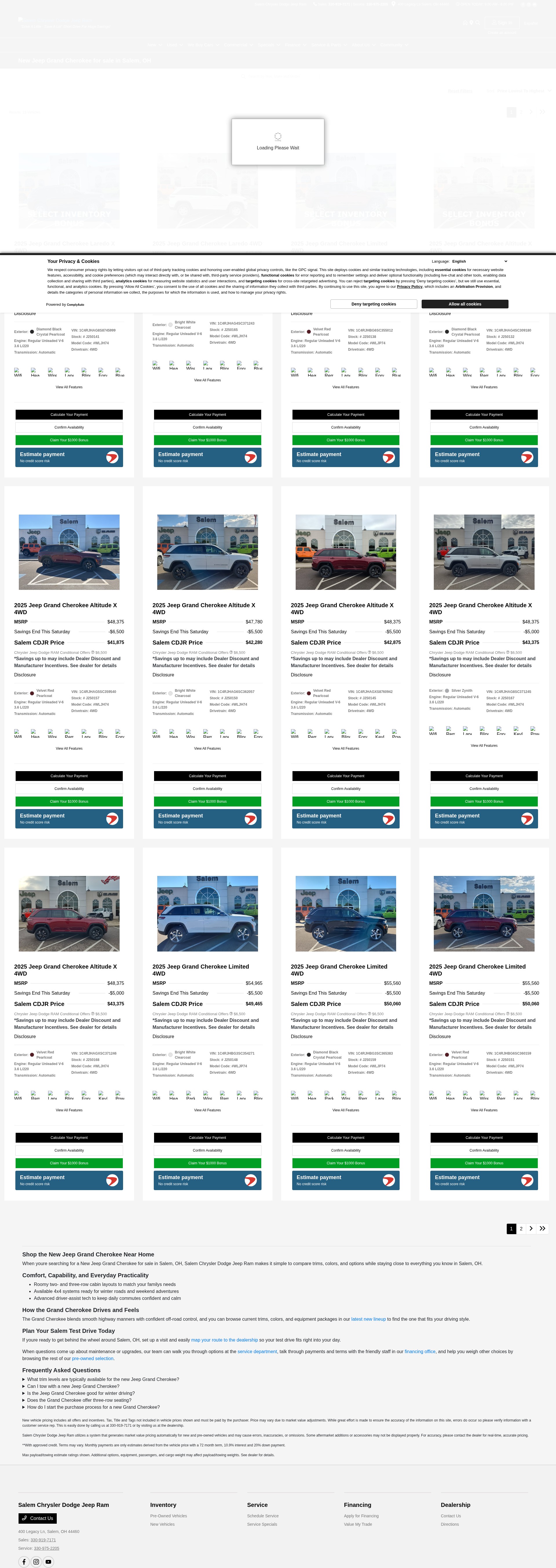 Screenshot of salemcdjr.com