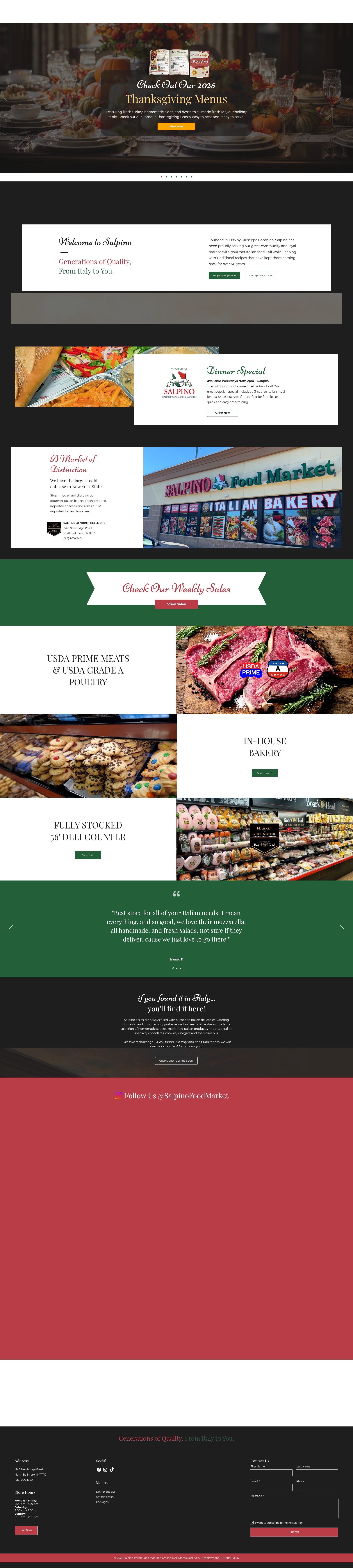 Screenshot of salpino.com