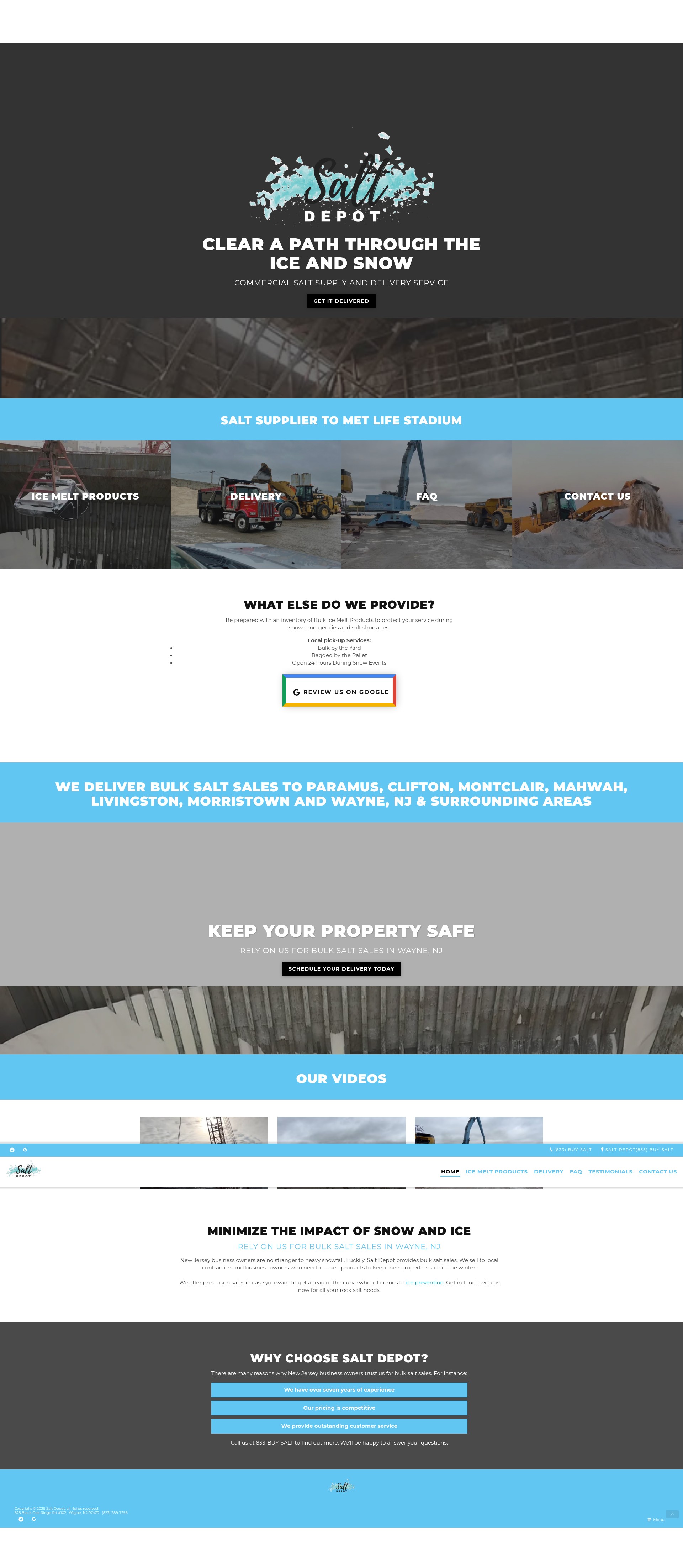 Screenshot of saltdepotusa.com