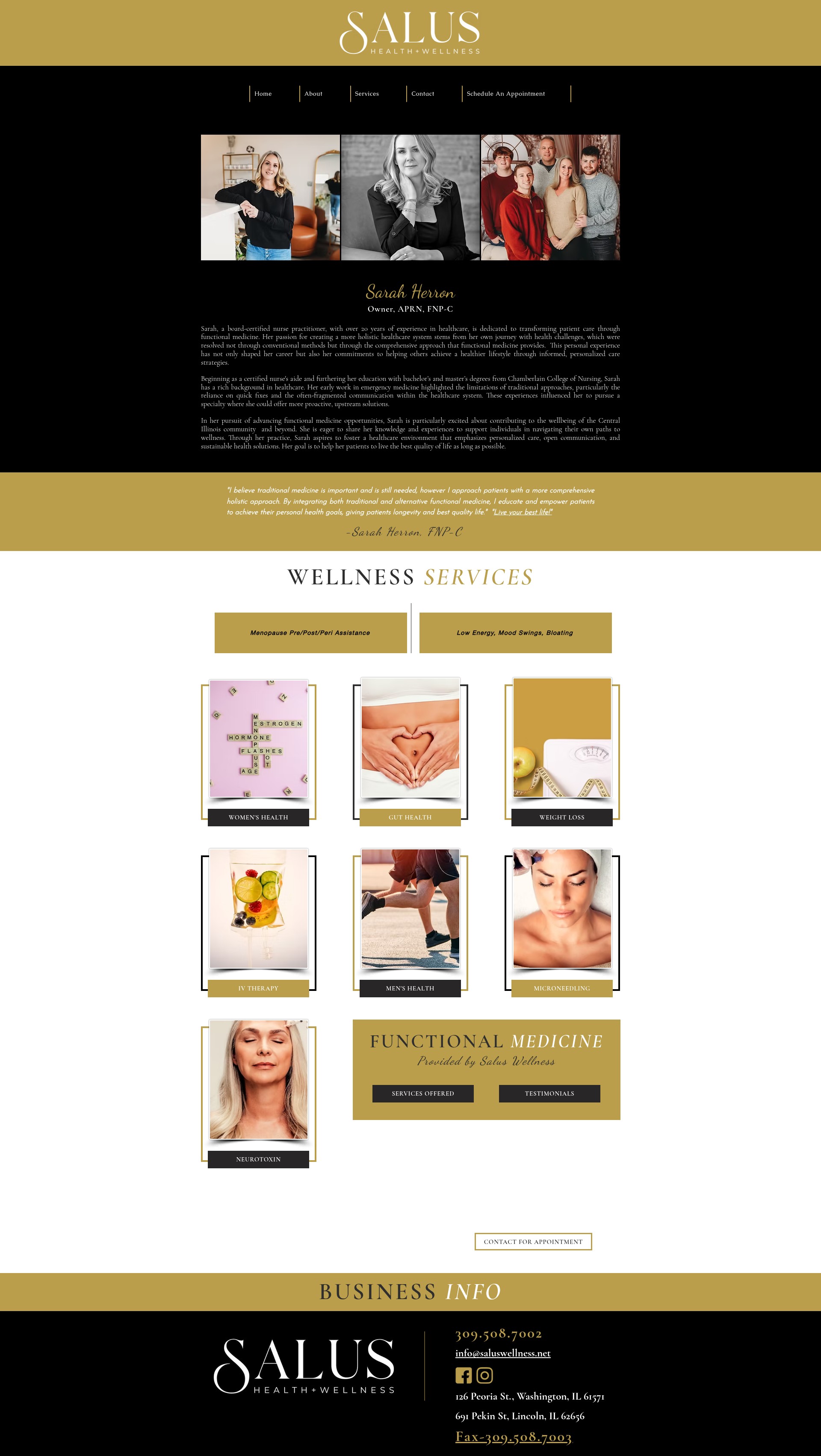 Screenshot of saluswellness.net