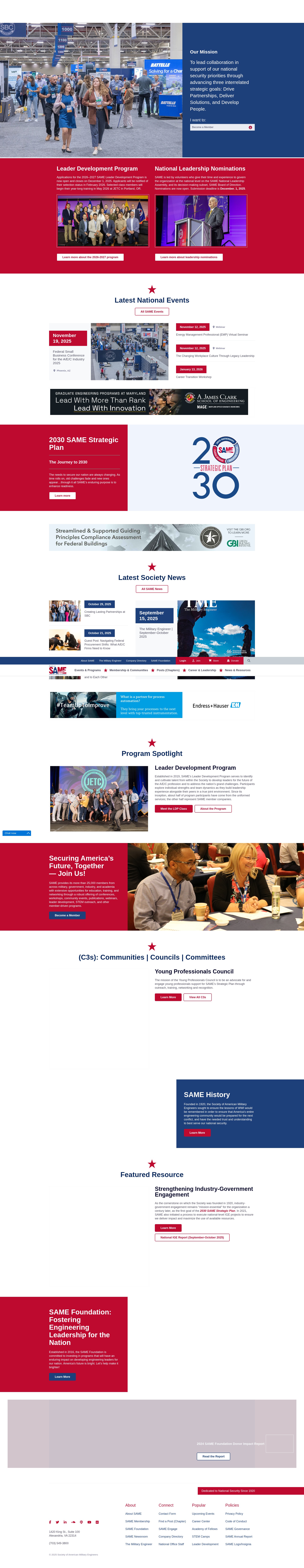 Screenshot of same.org