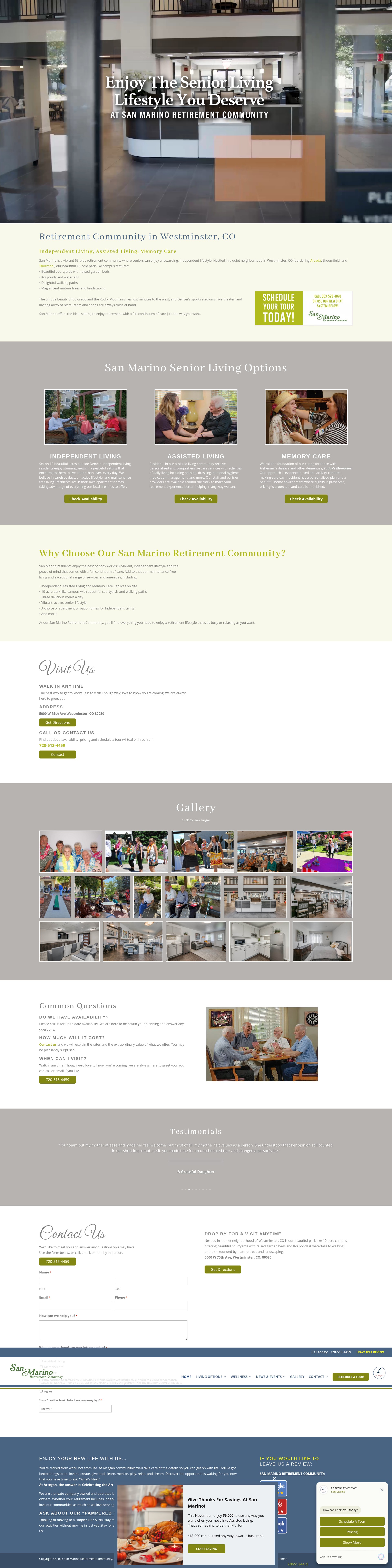 Screenshot of sanmarinorc.com