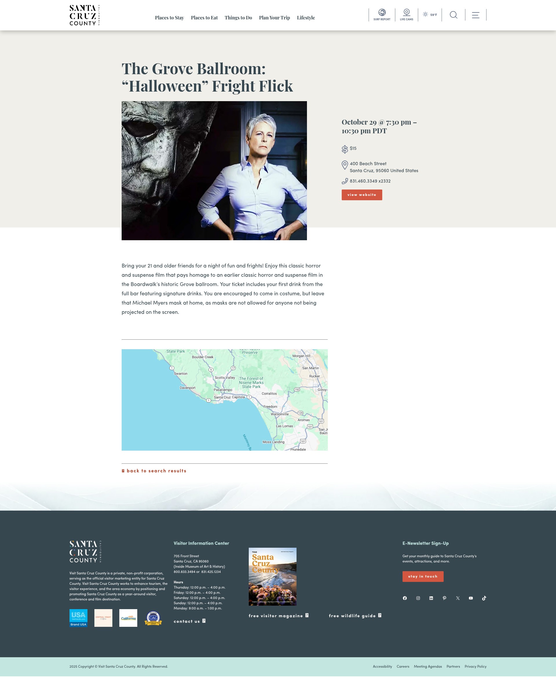 Screenshot of santacruz.org