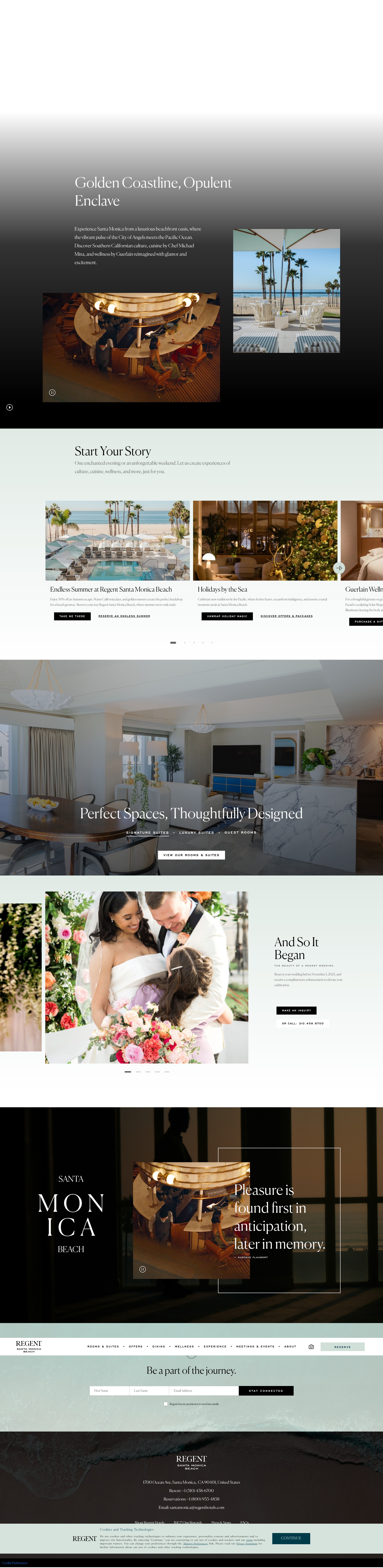 Screenshot of santamonica.regenthotels.com