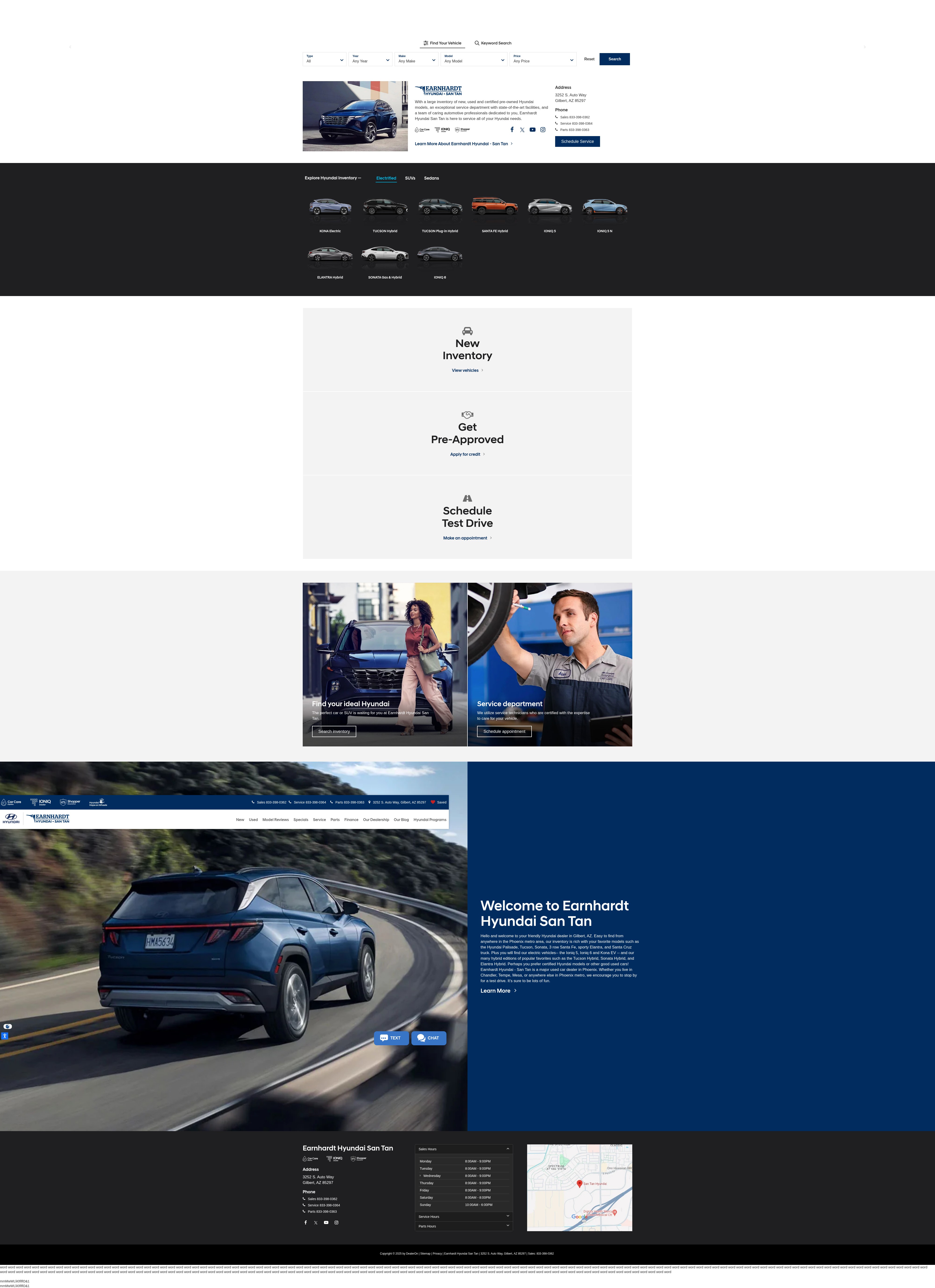 Screenshot of santanhyundai.com