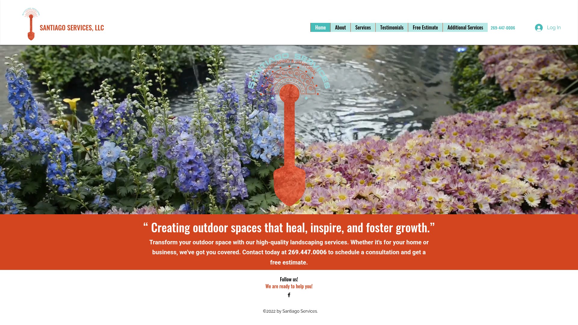 Screenshot of santiagoservicesllc.com
