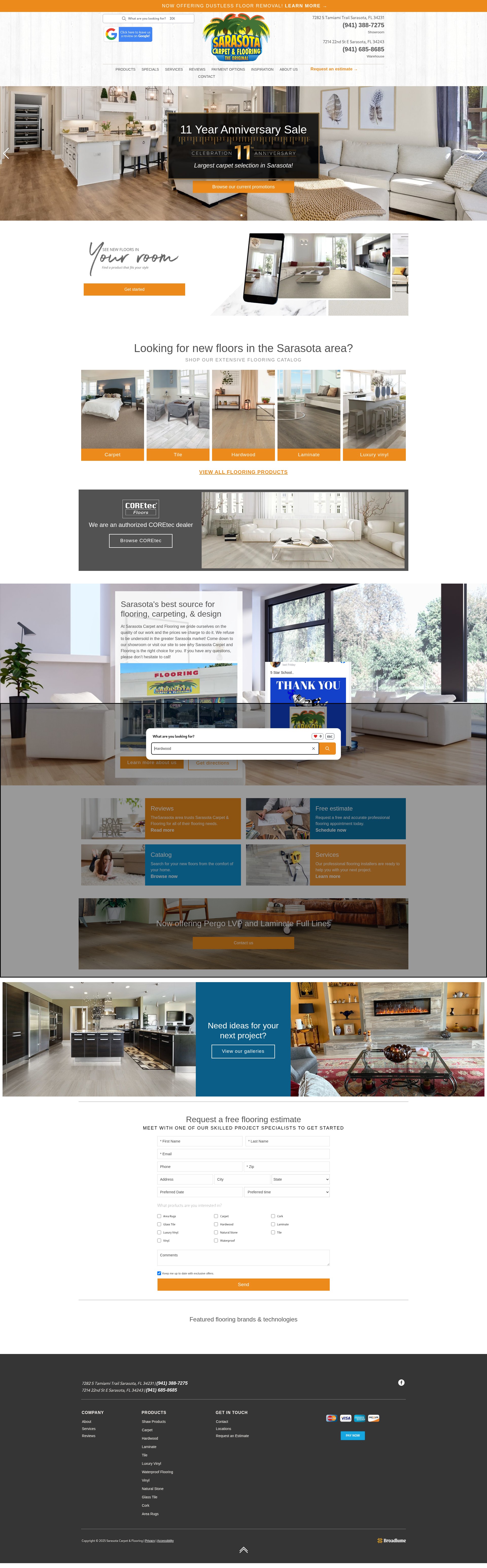 Screenshot of sarasotacarpetinstallation.com