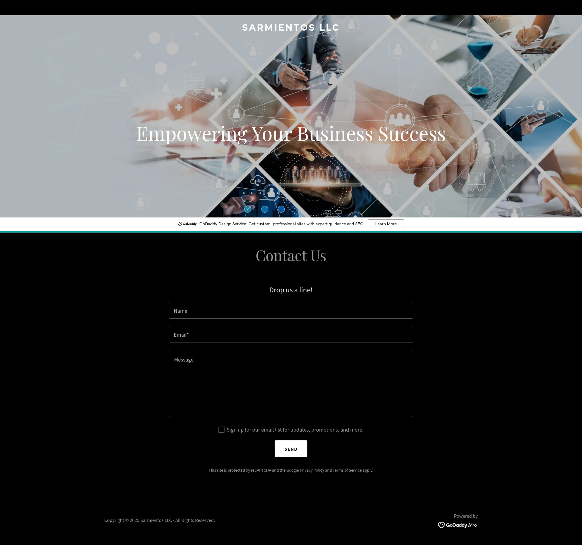 Screenshot of sarmientosllc.com