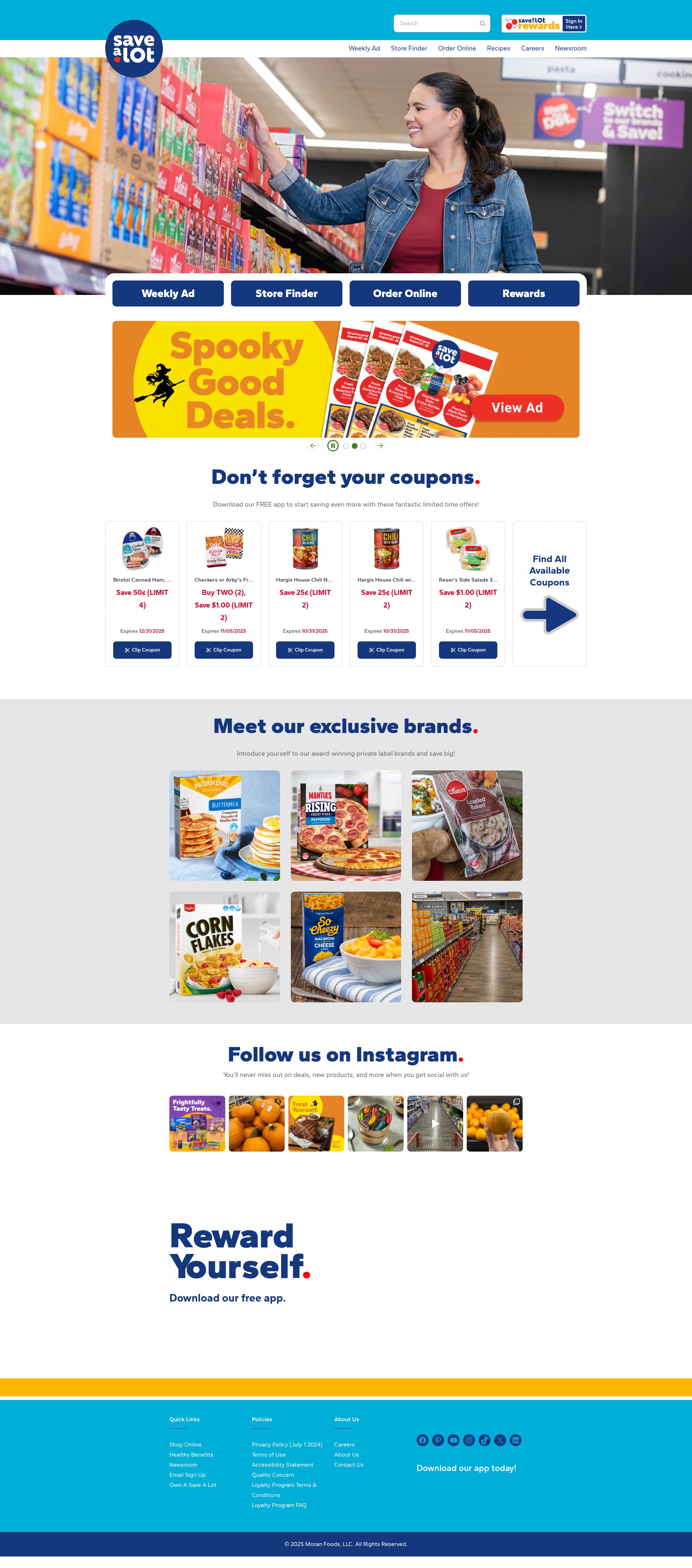 Screenshot of savealot.com