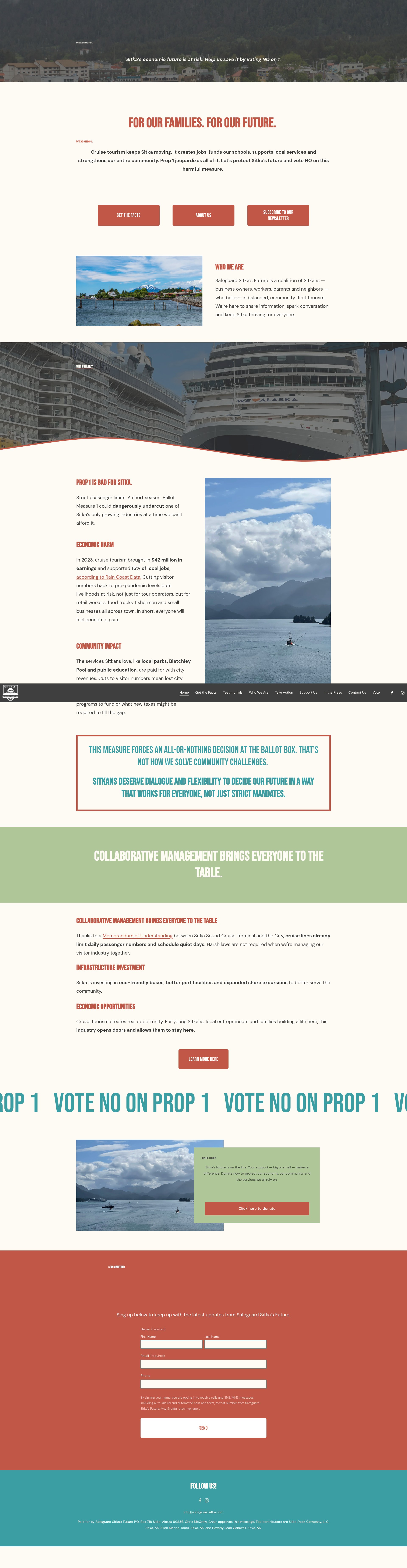 Screenshot of savesitka.org