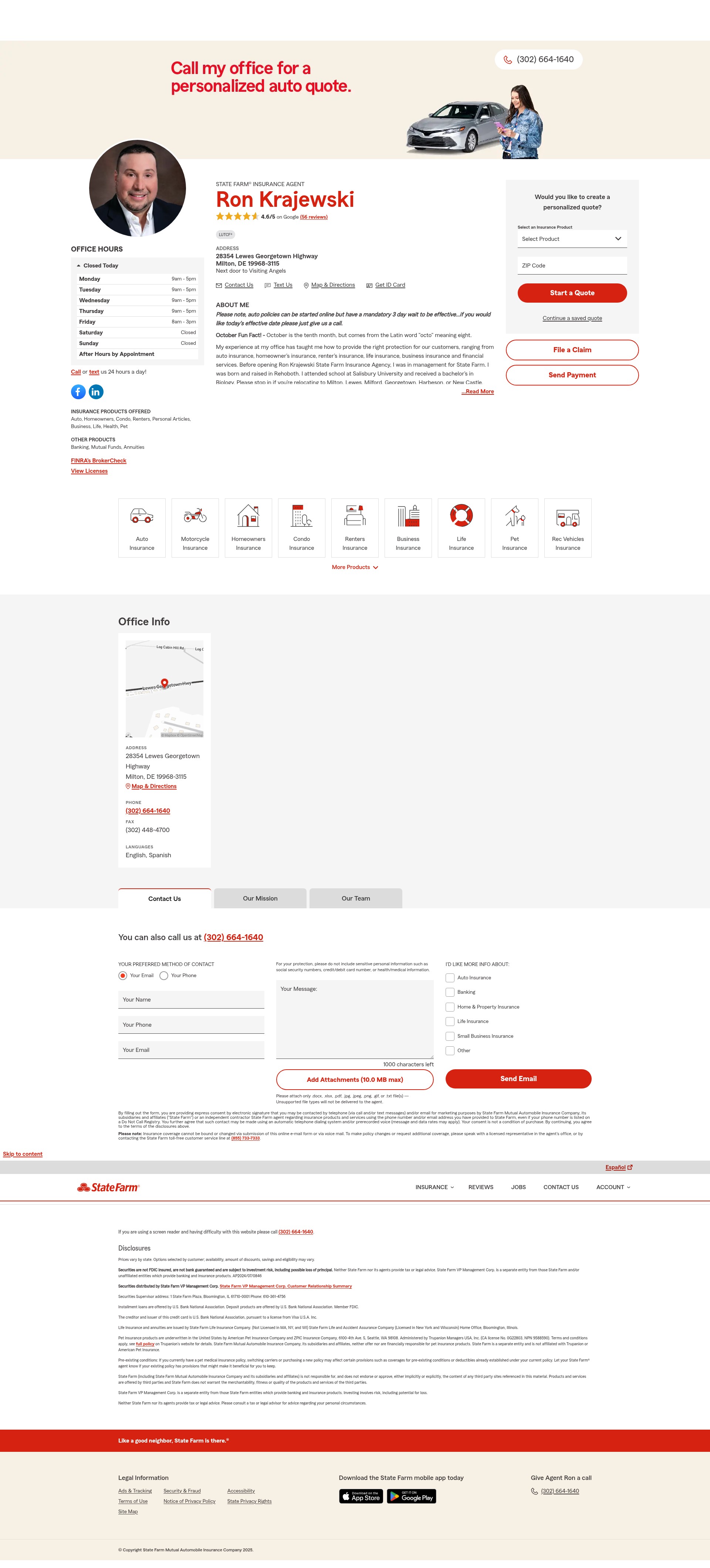 Screenshot of savewithron.com