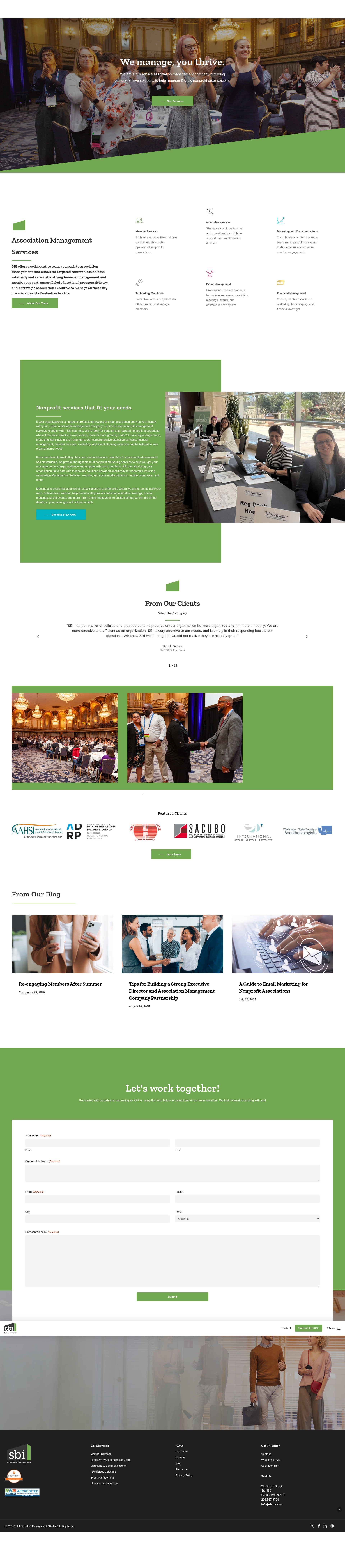Screenshot of sbims.com