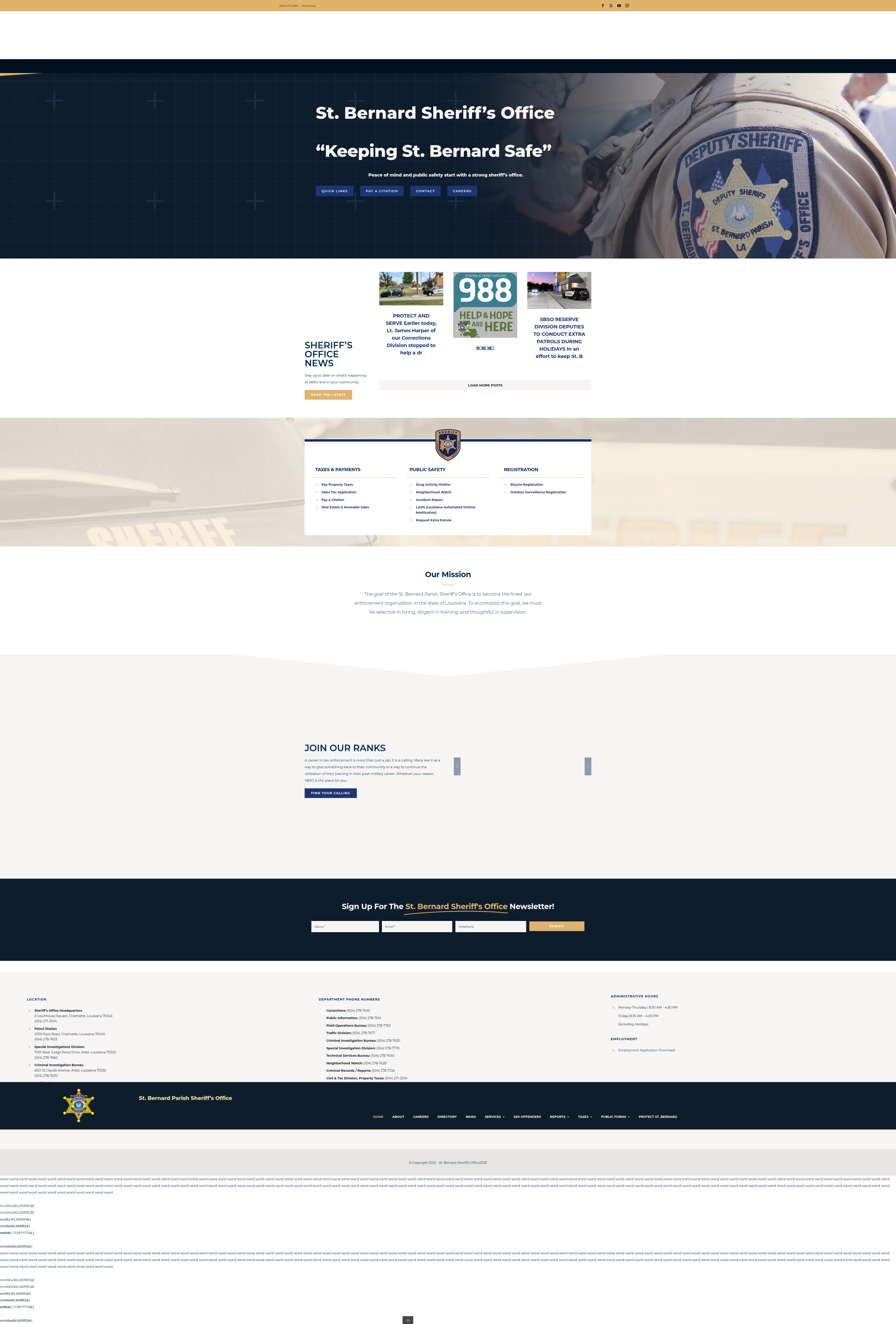 Screenshot of sbso.org