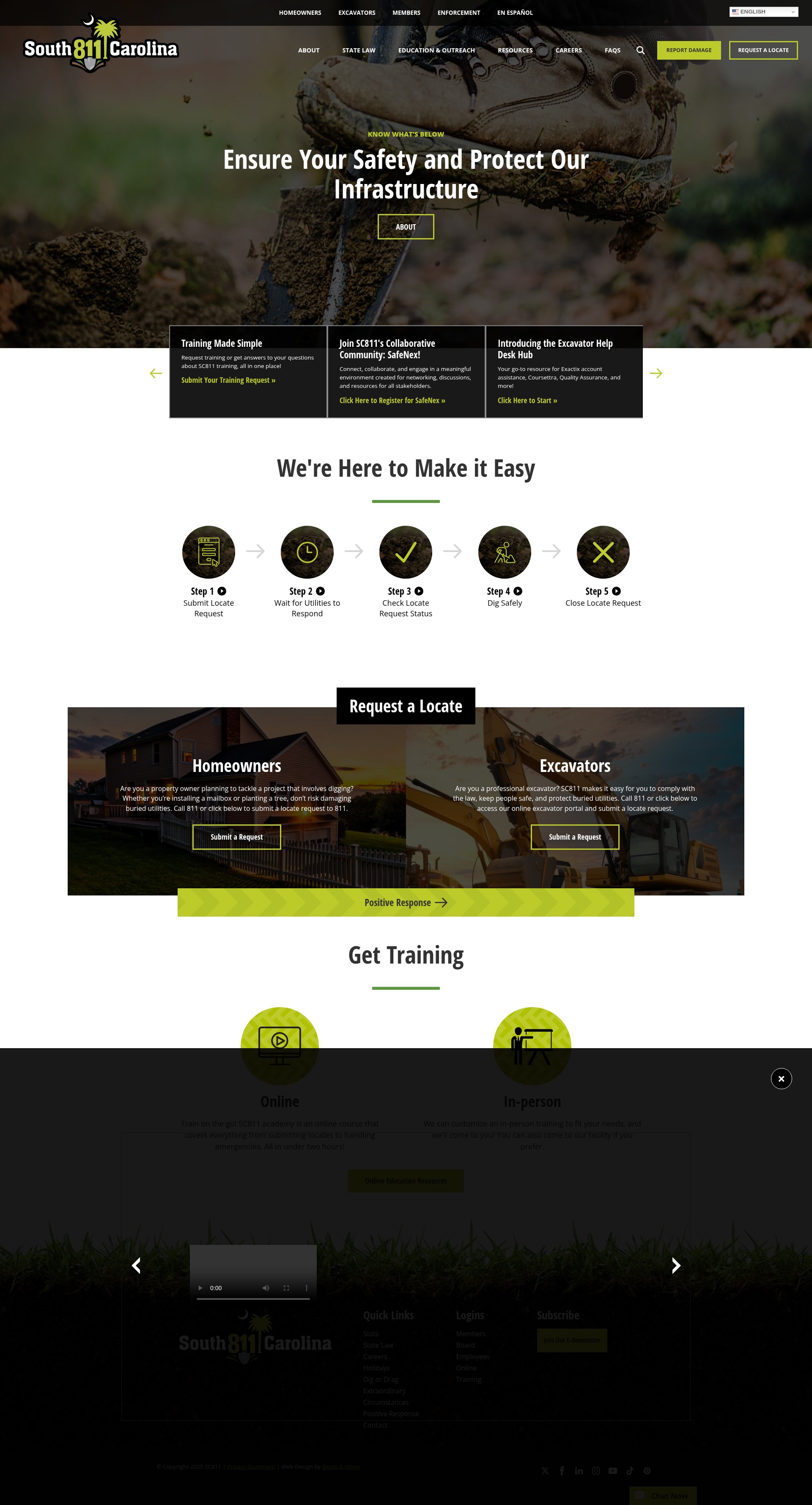 Screenshot of sc811.com
