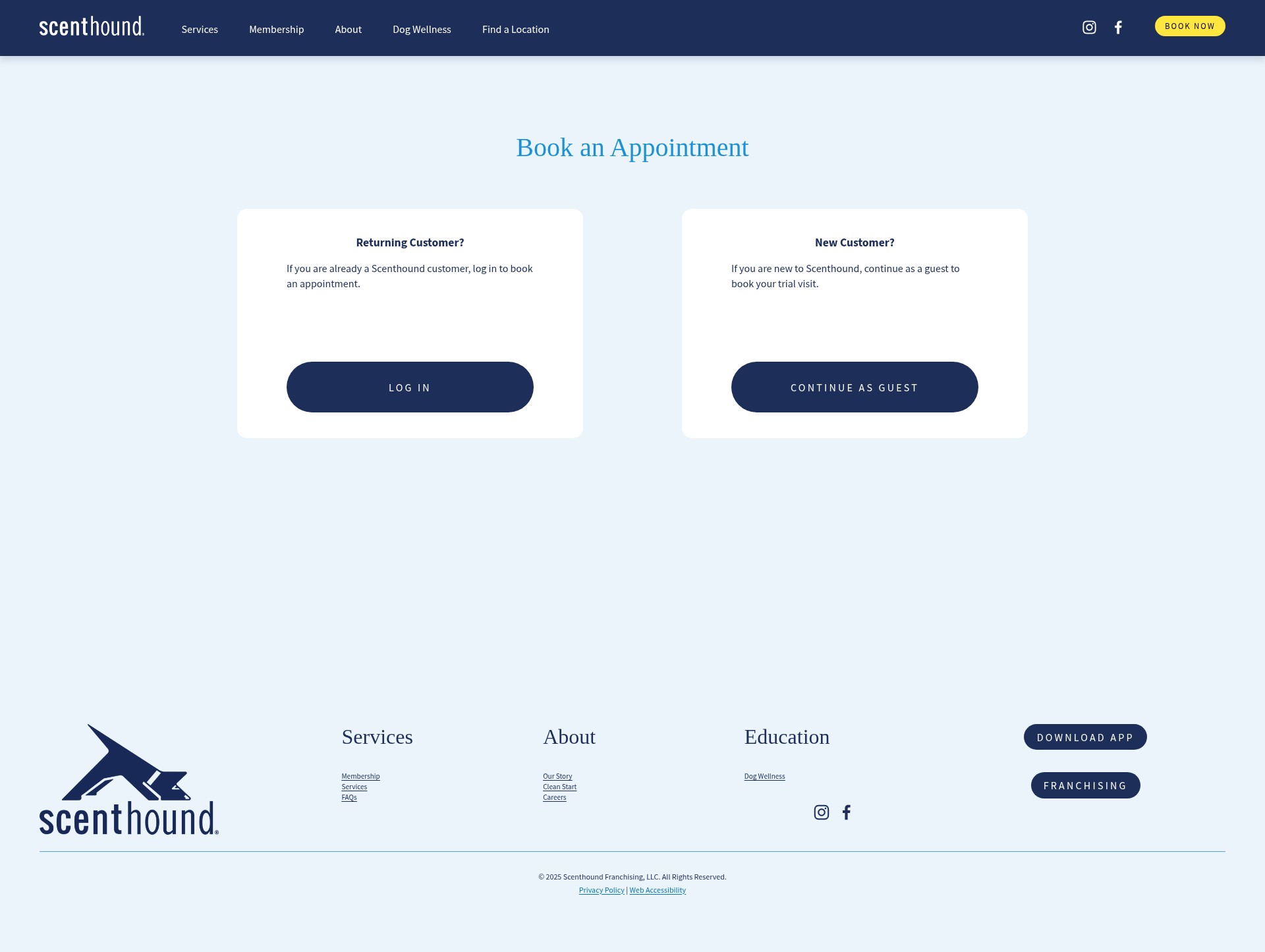 Screenshot of scenthound.com