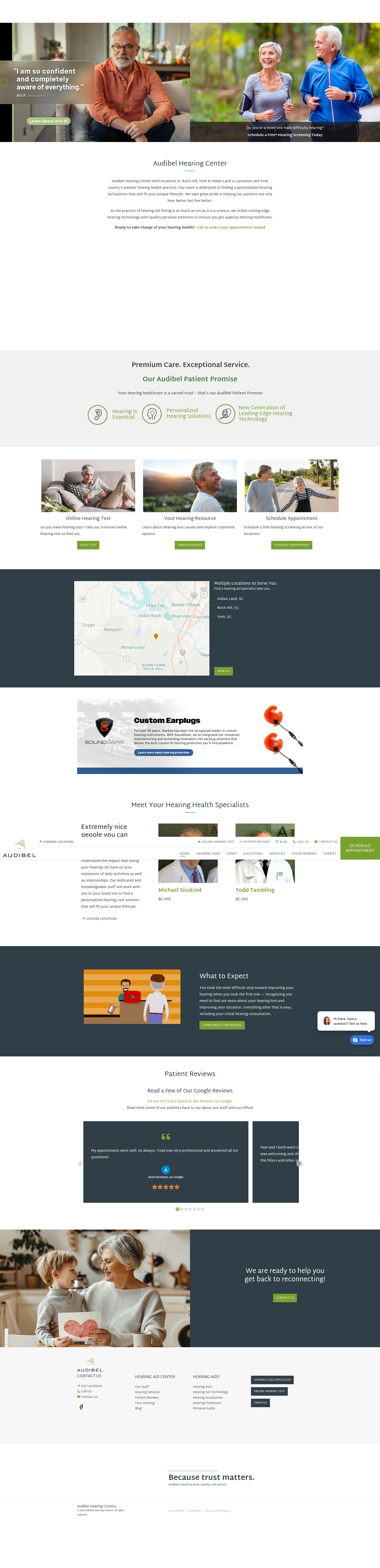 Screenshot of schearingcare.com