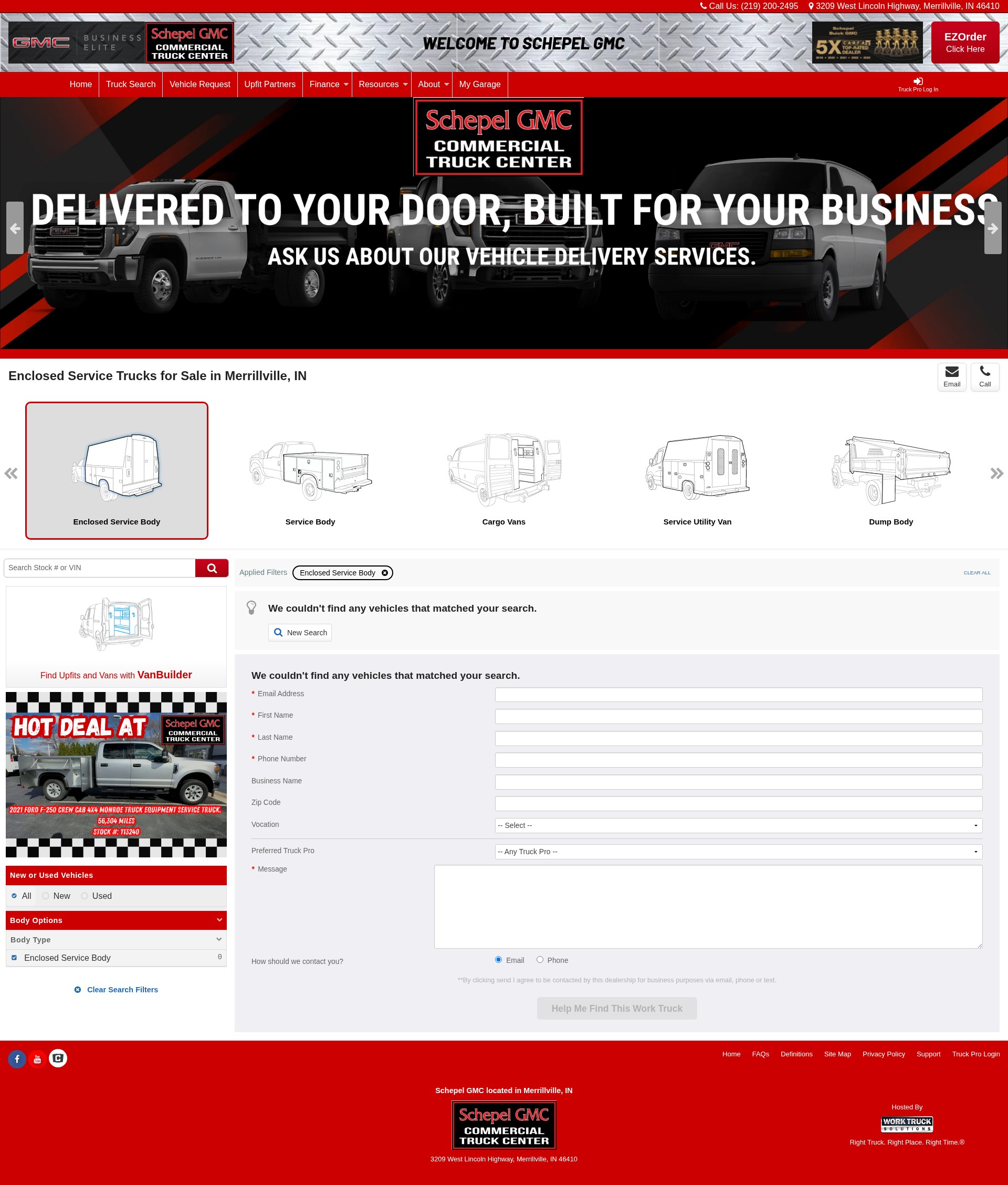 Screenshot of schepeltrucks.com