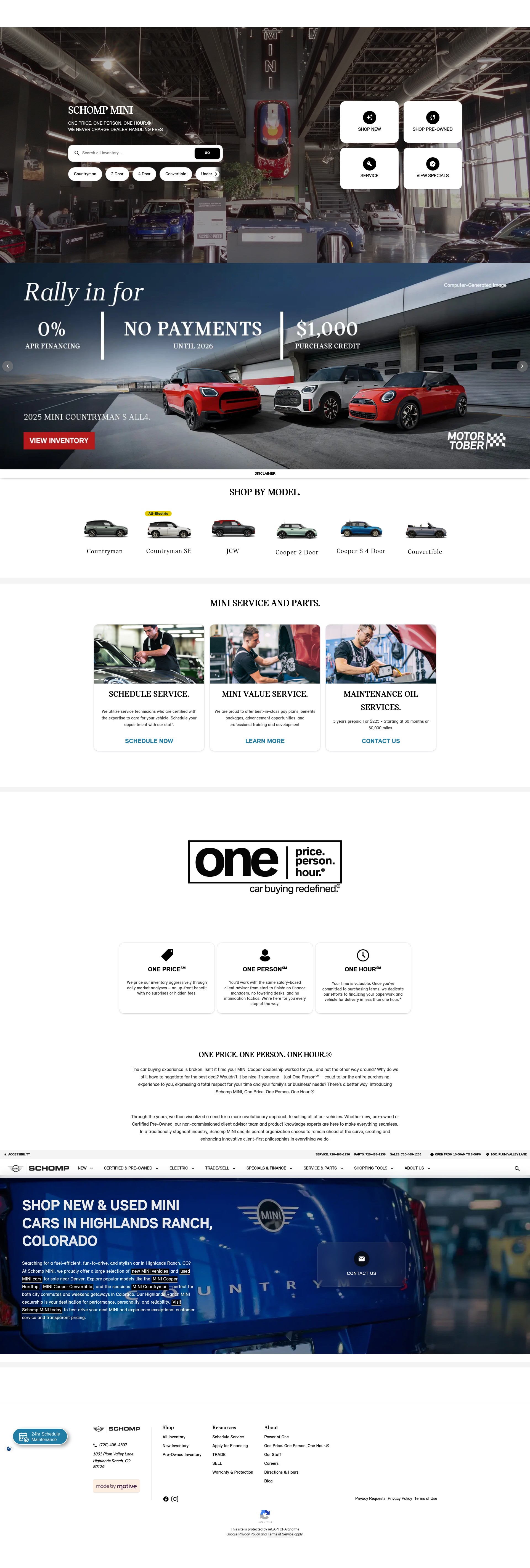 Screenshot of schompmini.com