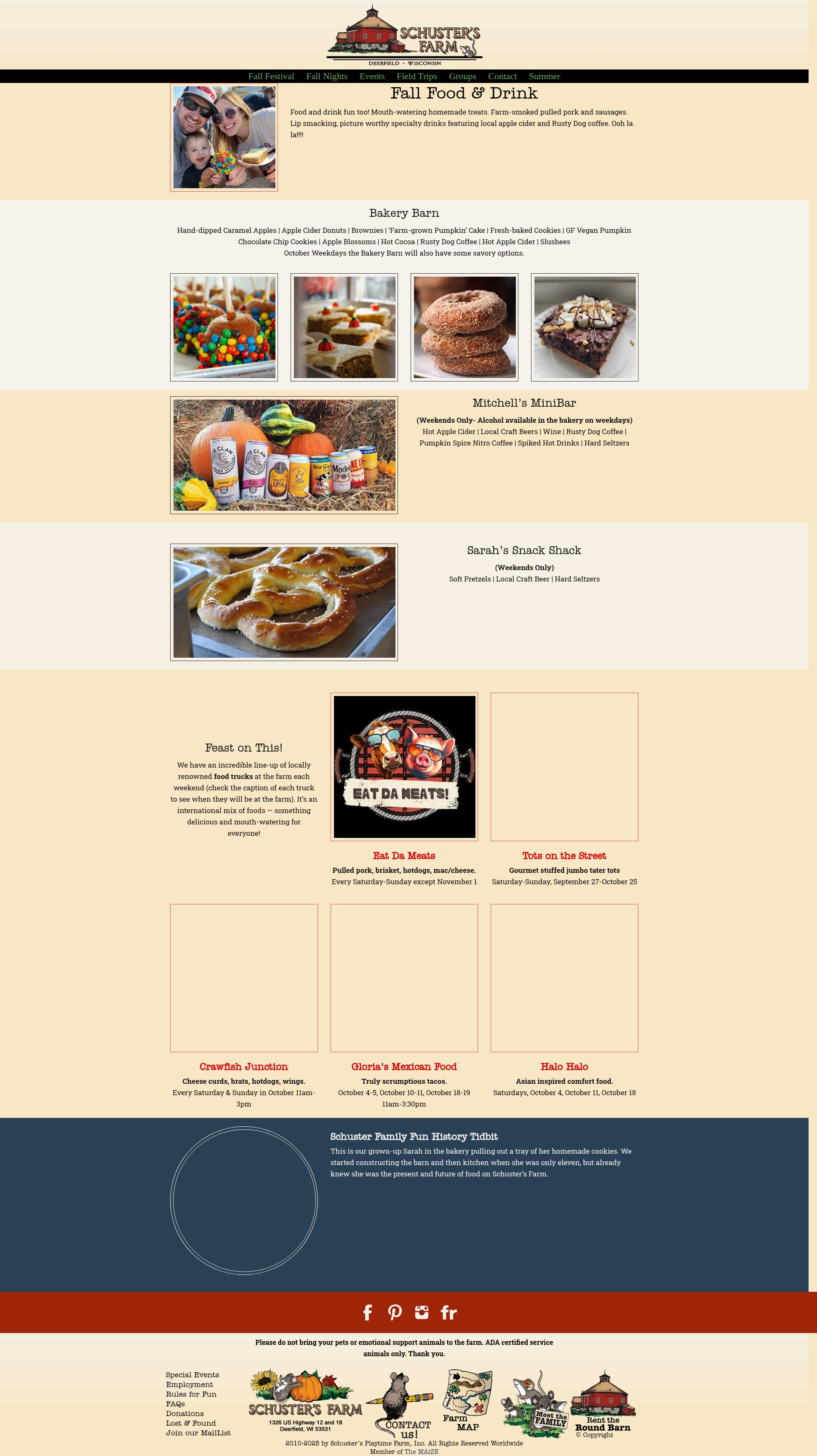 Screenshot of schustersfarm.com