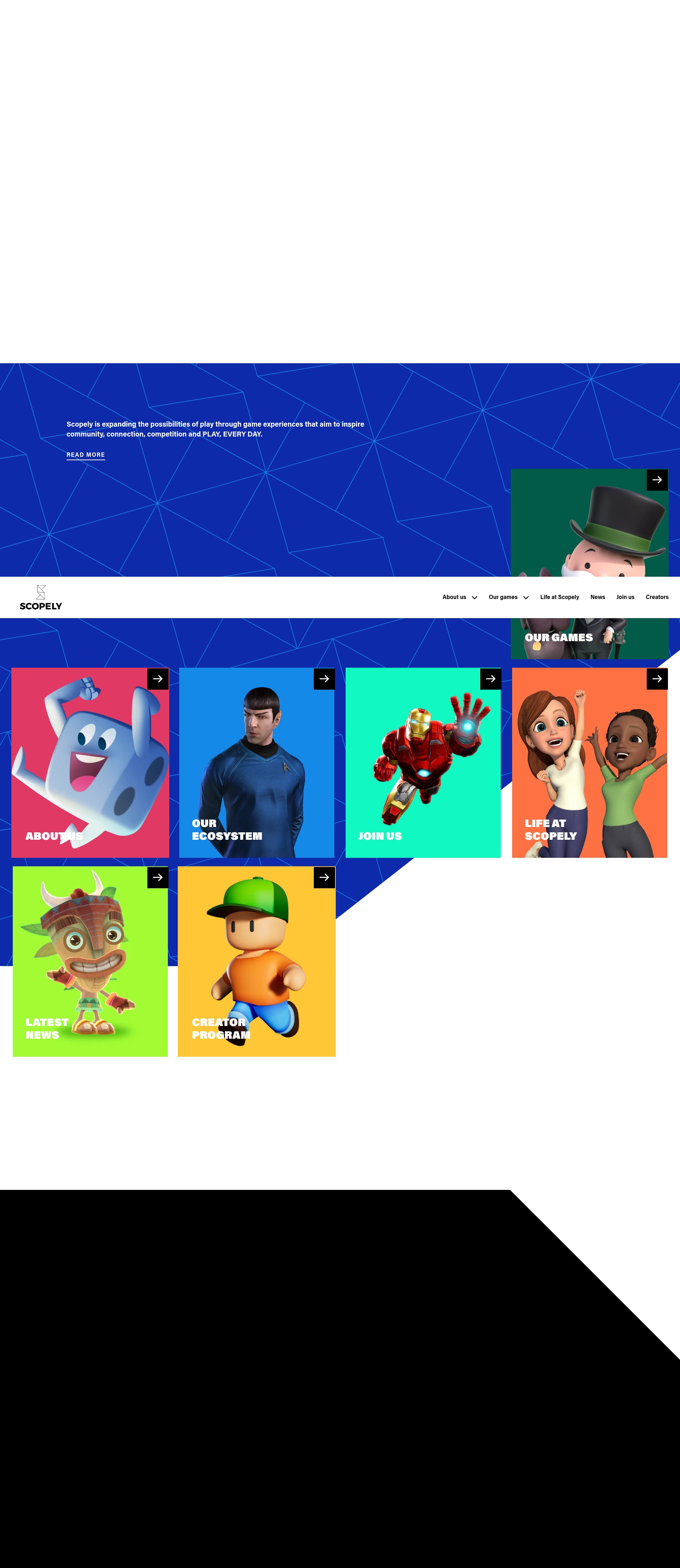 Screenshot of scopely.com