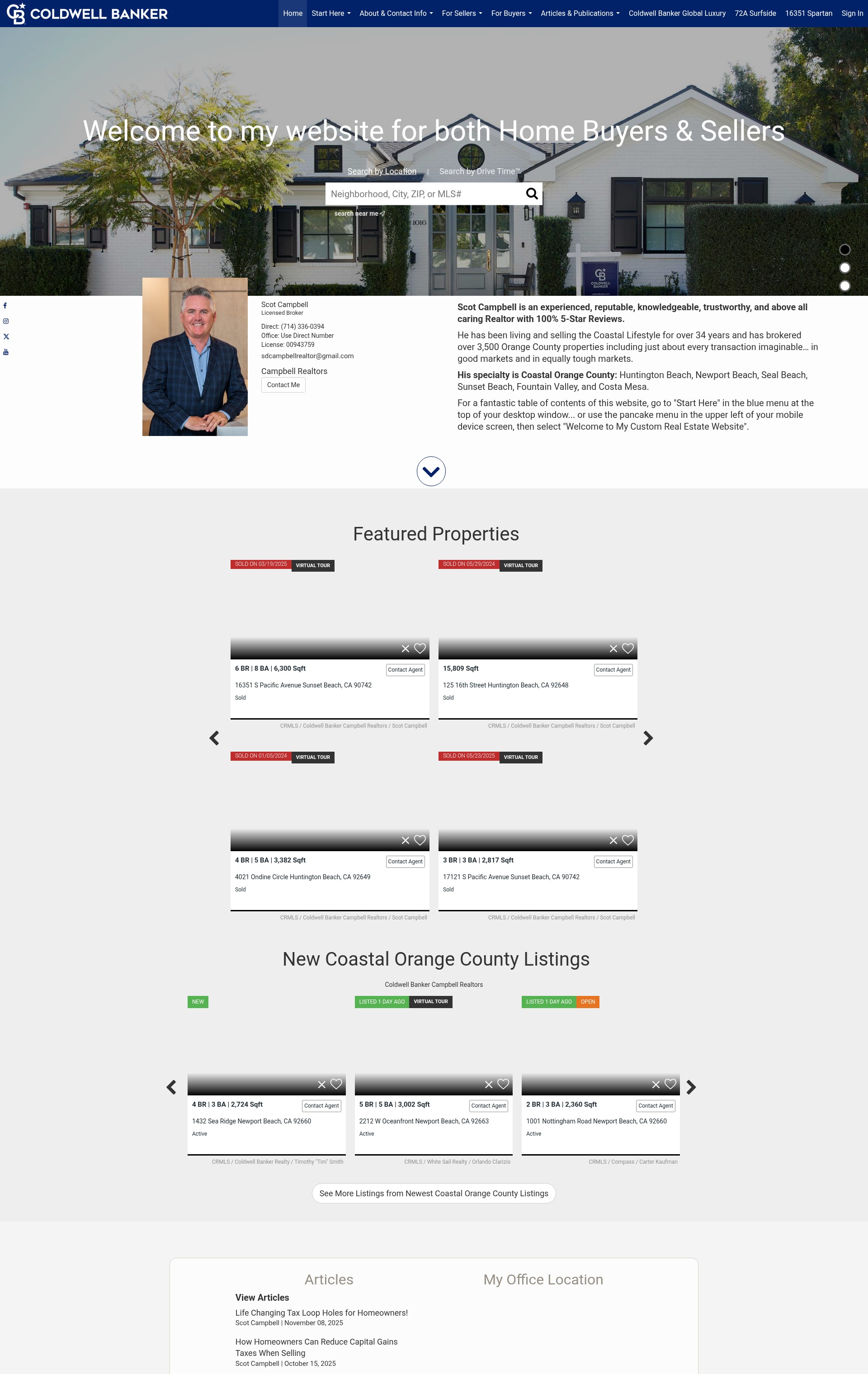 Screenshot of scotcampbell.com