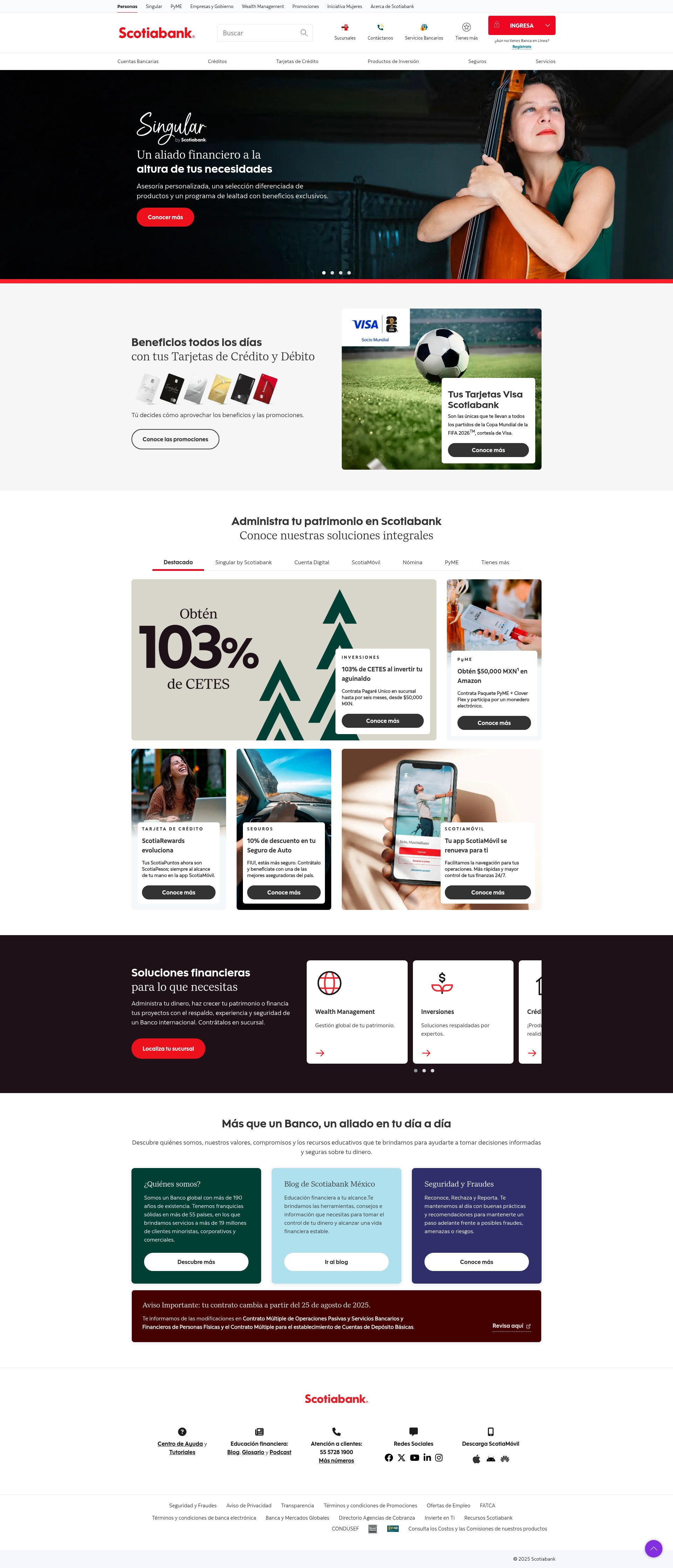 Screenshot of scotiabank.com.mx