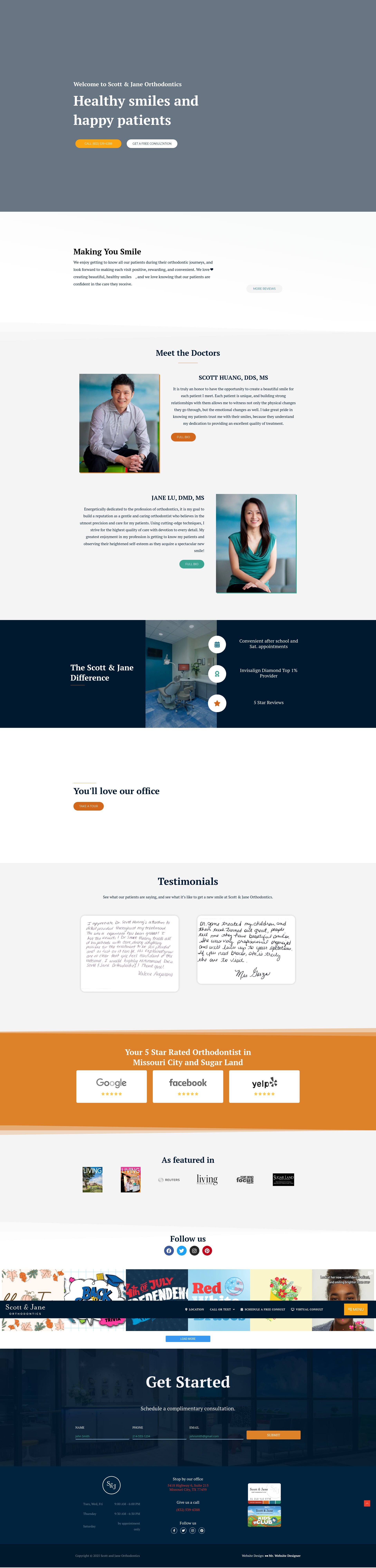 Screenshot of scottandjane.com