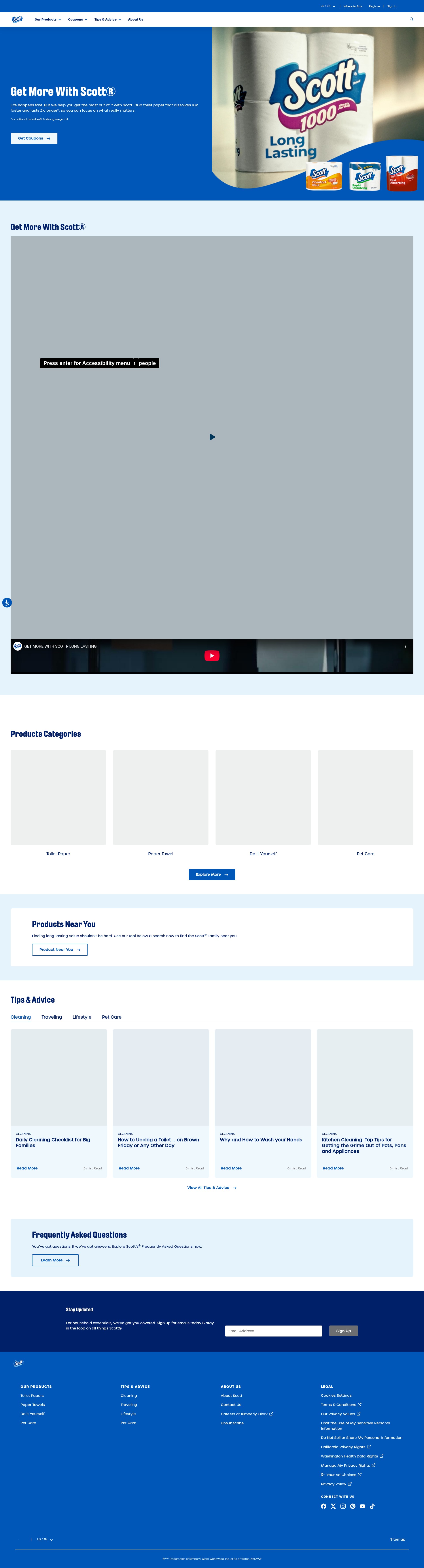 Screenshot of scottbrand.com