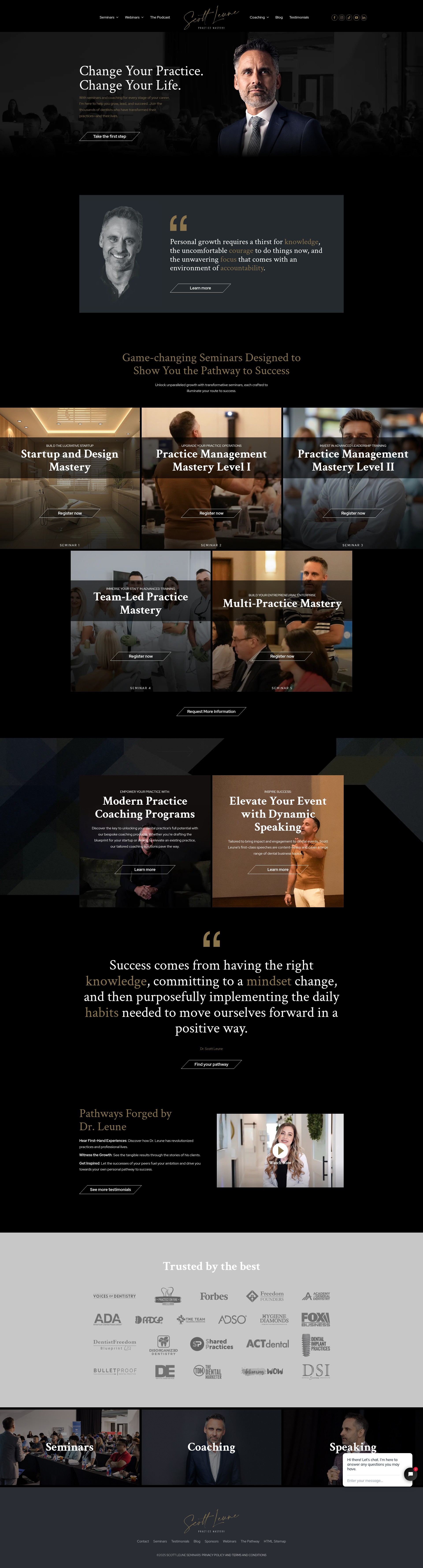 Screenshot of scottleune.com