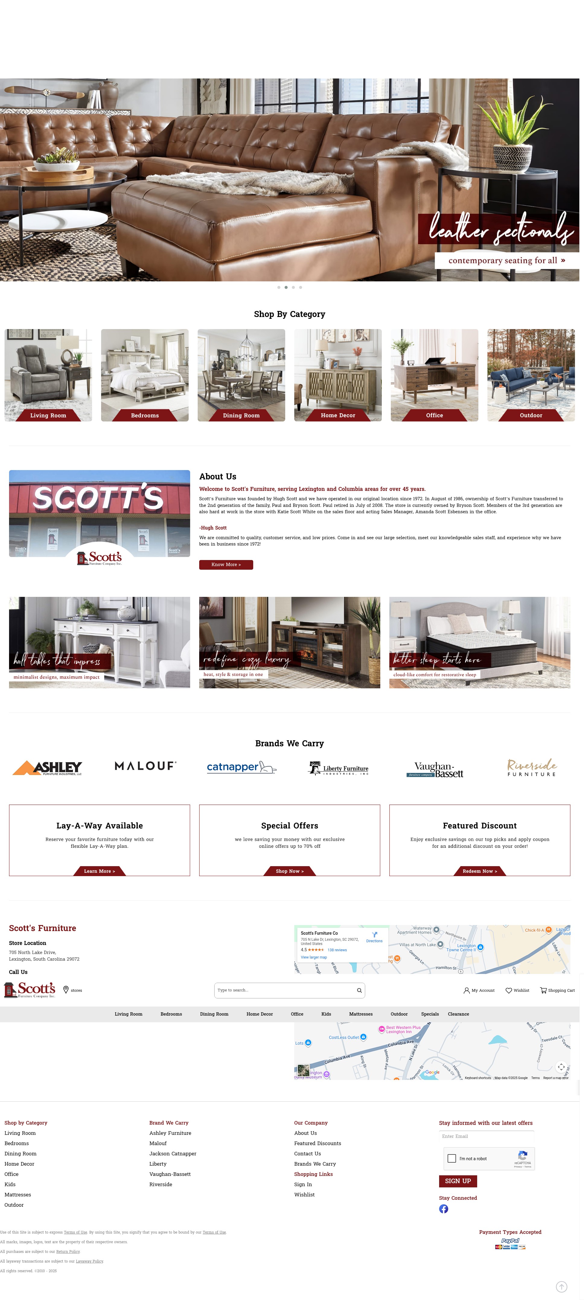 Screenshot of scotts-furniture.com