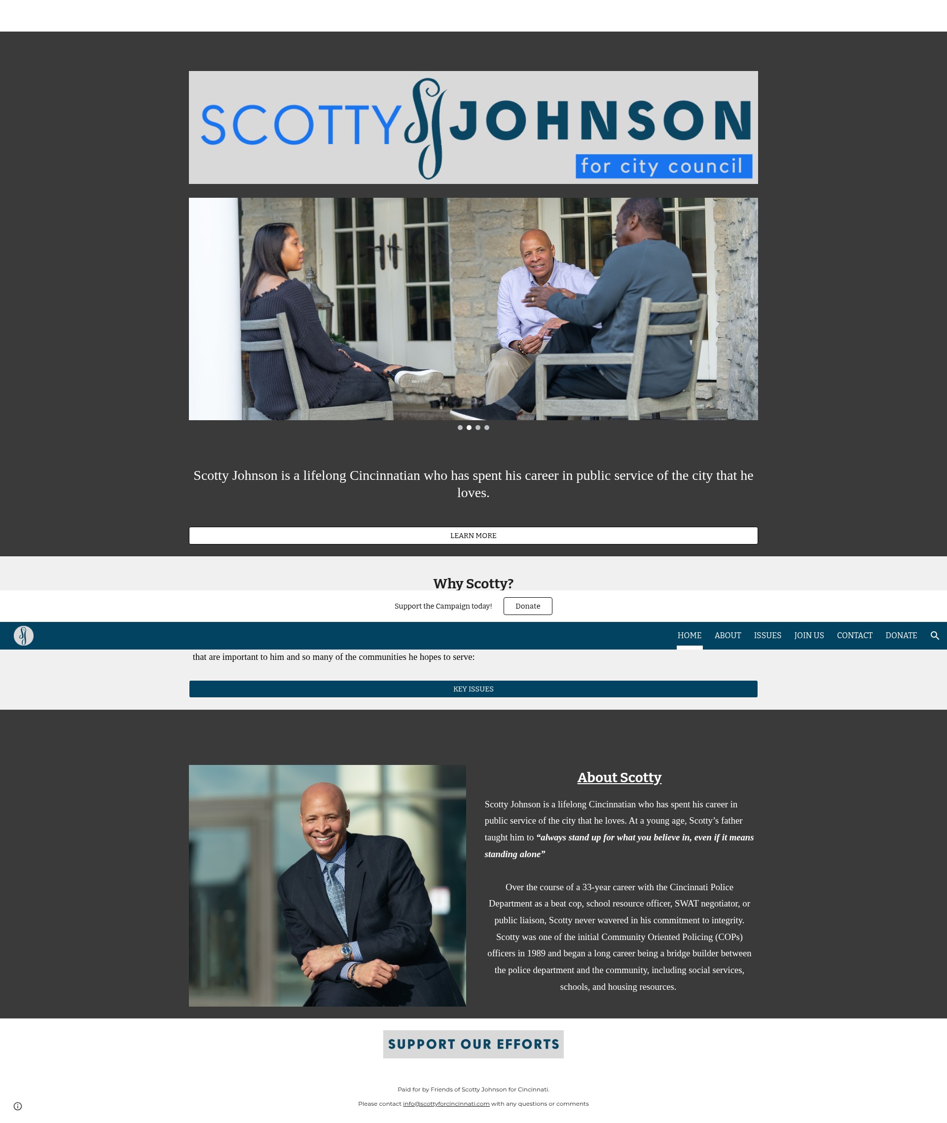 Screenshot of scottyforcincinnati.com
