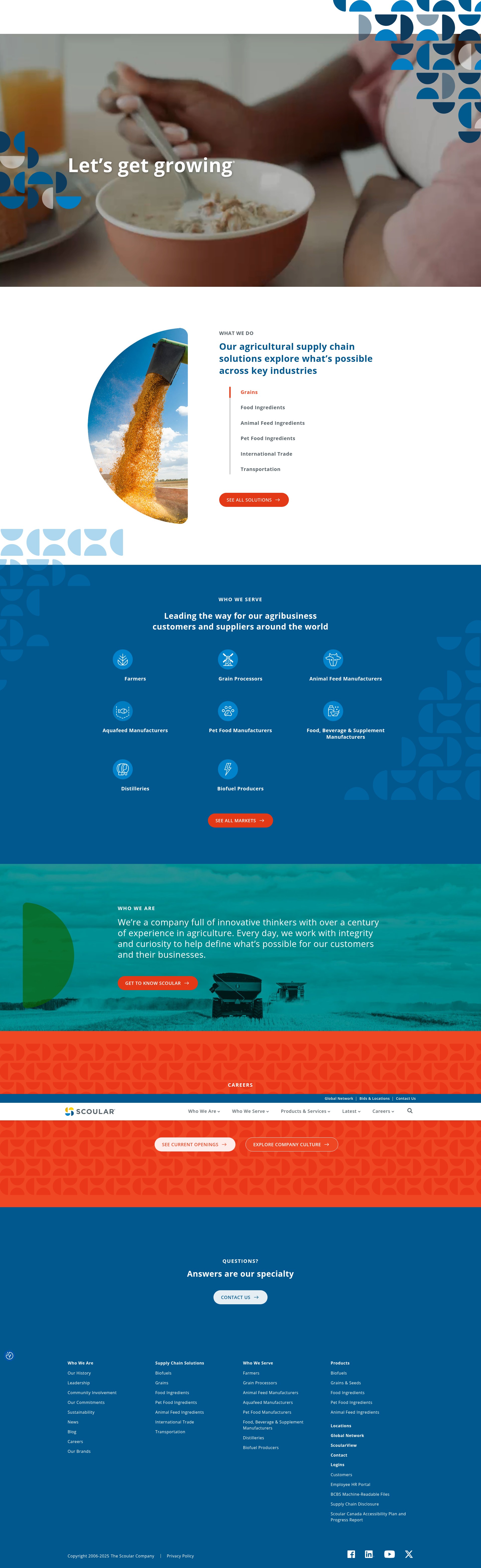 Screenshot of scoular.com