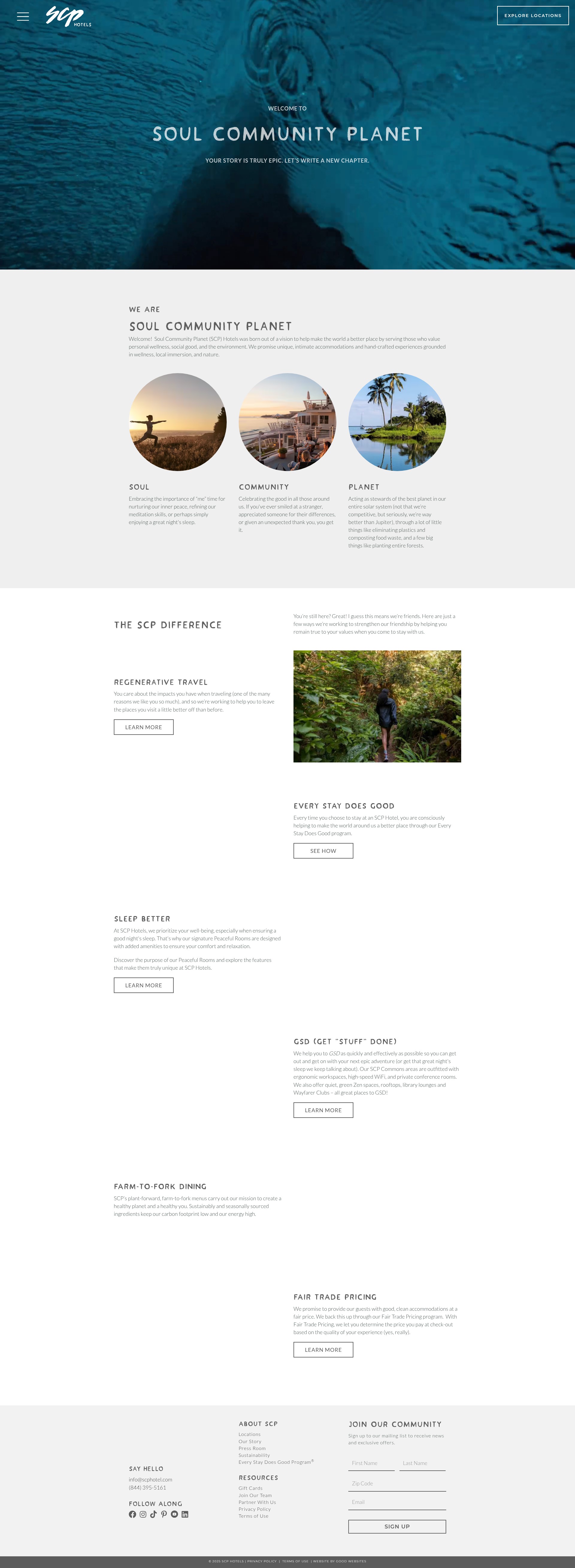Screenshot of scphotel.com